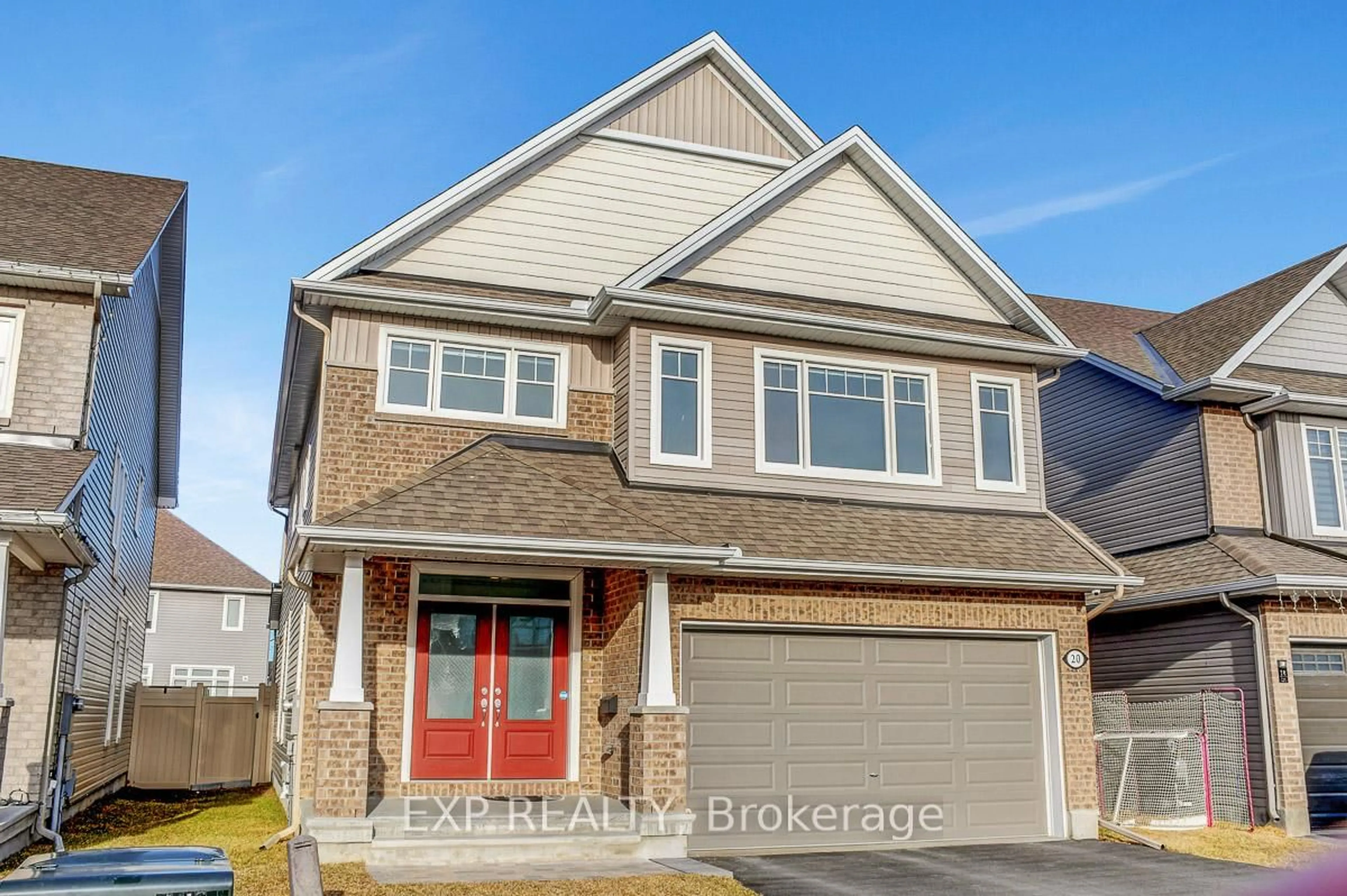 Home with brick exterior material, street for 20 Angel Hts, Stittsville Ontario K2S 2N3