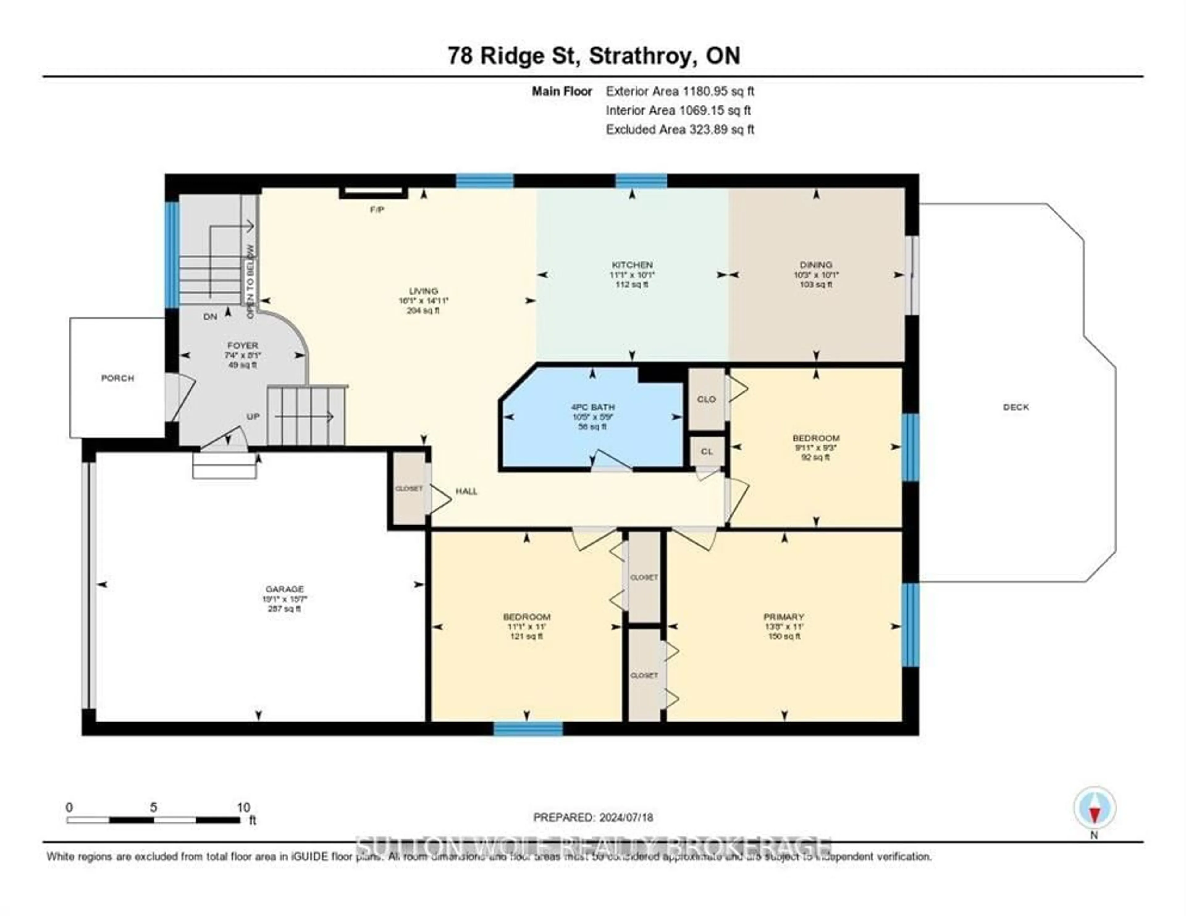 Floor plan for 78 Ridge St, Strathroy-Caradoc Ontario N7G 4K1