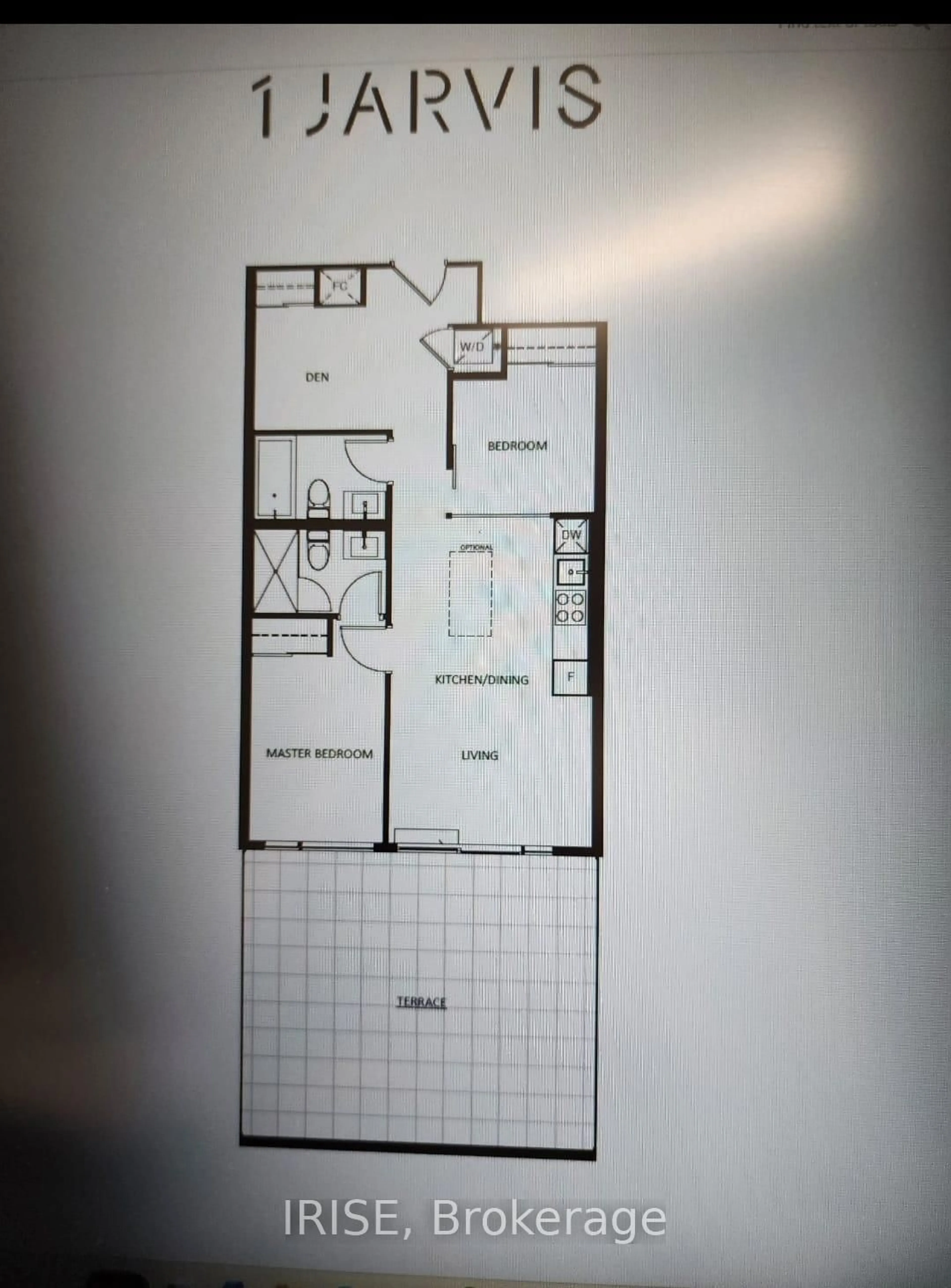 Floor plan for 1 Jarvis St #306, Hamilton Ontario L8R 3J2
