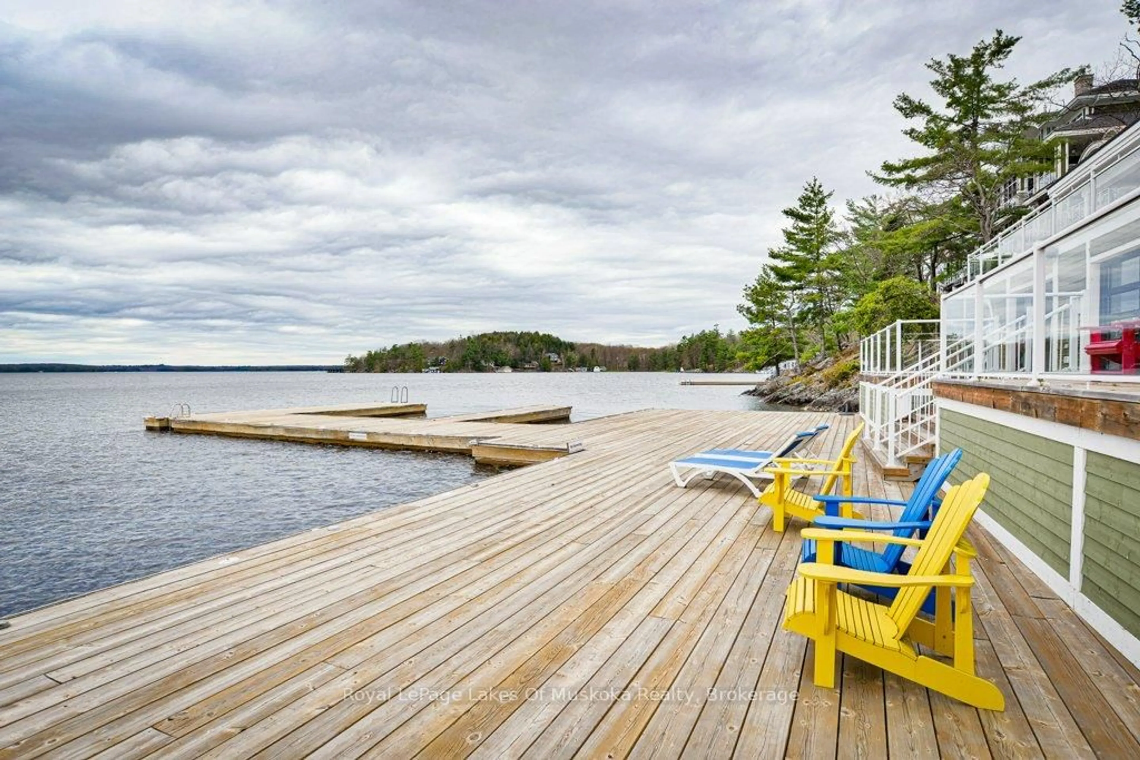 Patio, water/lake/river/ocean view for 1869 Muskoka Rd 118 Rd #6, Muskoka Lakes Ontario P1L 1W8
