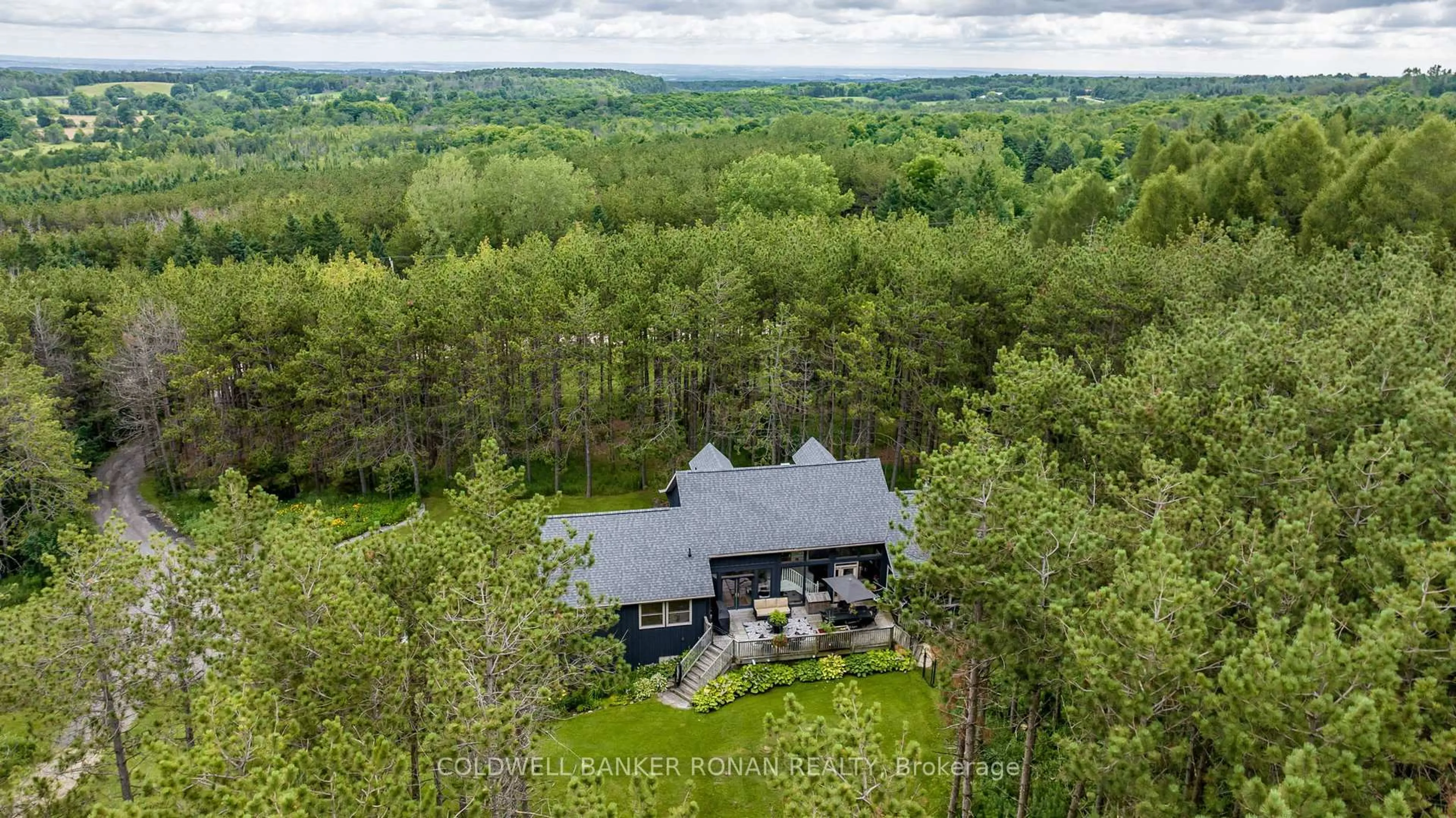 A pic from outside/outdoor area/front of a property/back of a property/a pic from drone, forest/trees view for 715380 1st Line EHS N/A, Mono Ontario L9V 1A9