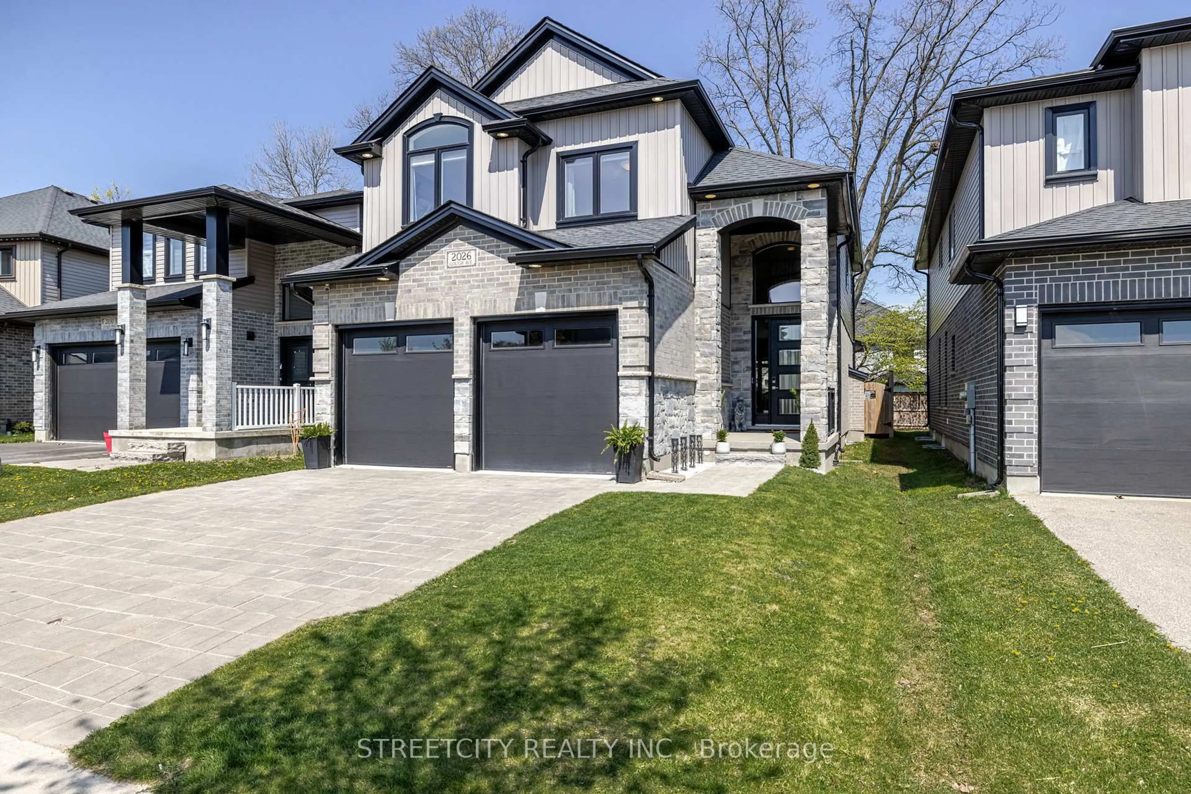 Home with brick exterior material, street for 2026 Gough Ave, London North Ontario N5X 0K4