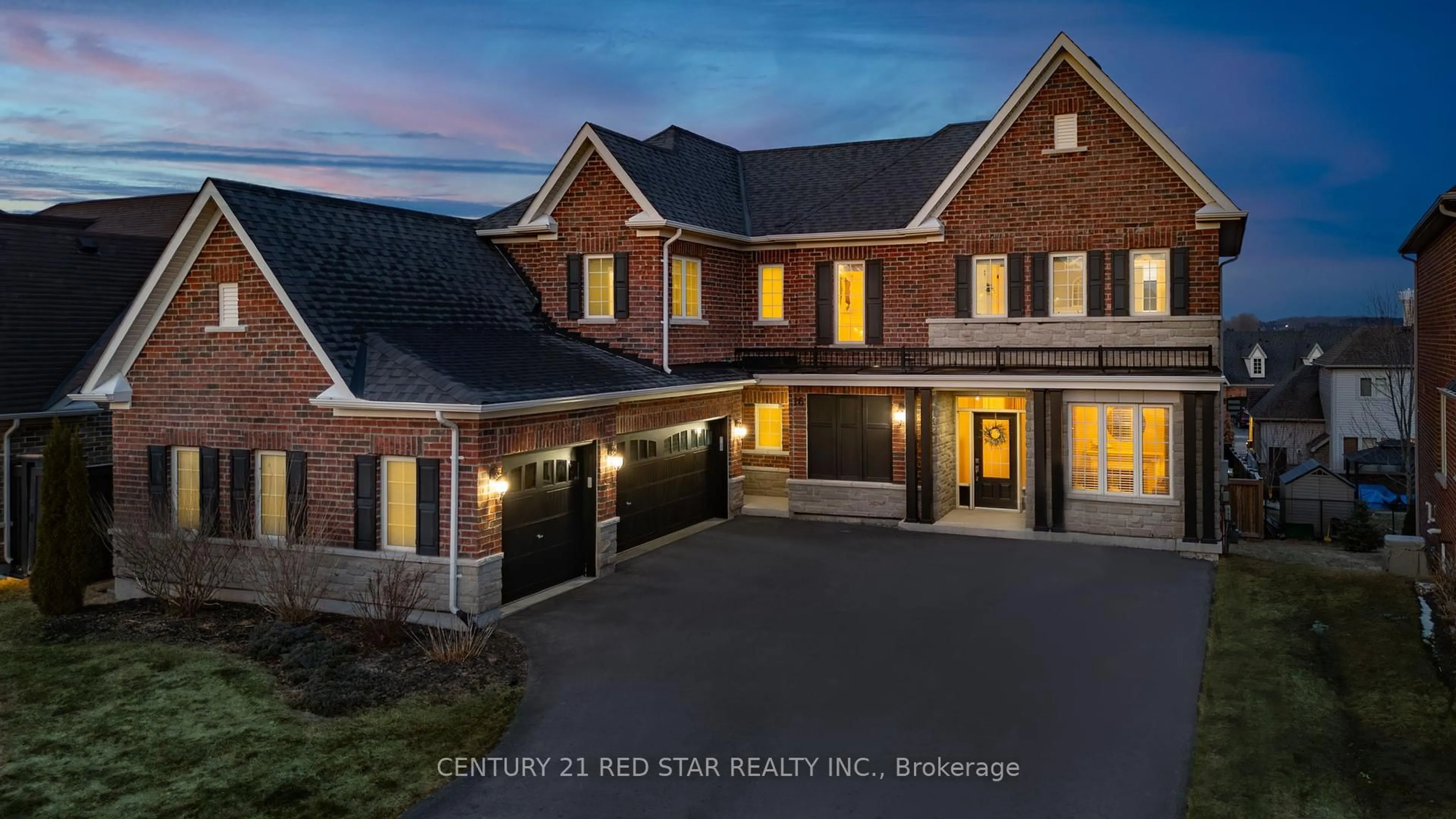 Home with brick exterior material, unknown for 16 Mitchell Cres, Mono Ontario L9W 6W6
