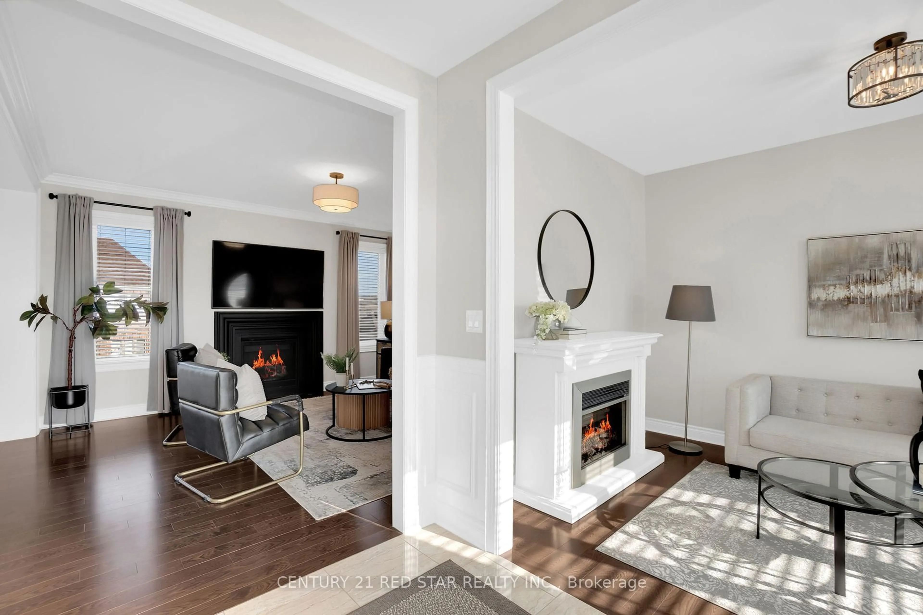 Living room with furniture, unknown for 16 Mitchell Cres, Mono Ontario L9W 6W6
