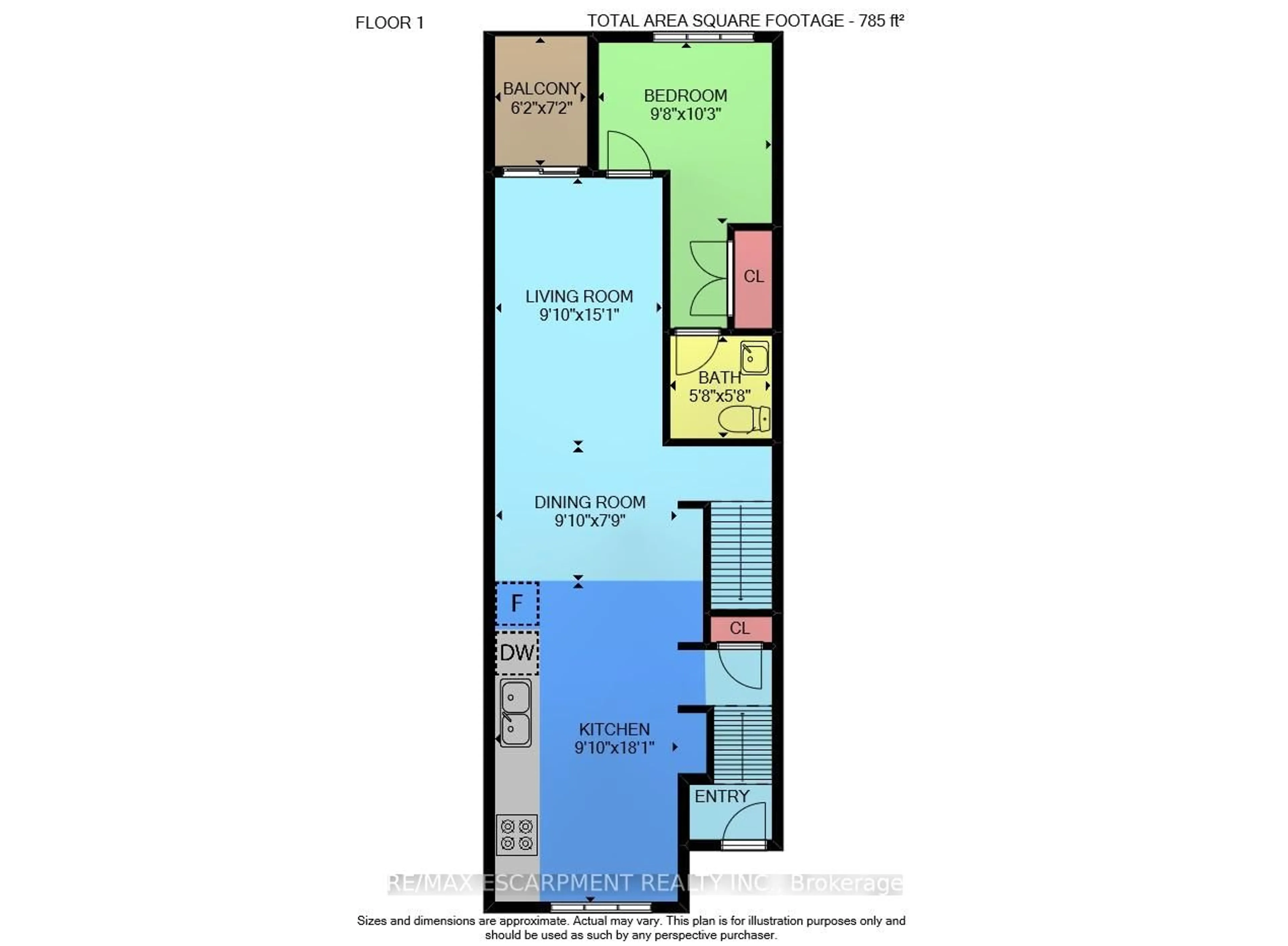 Floor plan for 39 Robinson St #4, Grimsby Ontario L3M 3C8