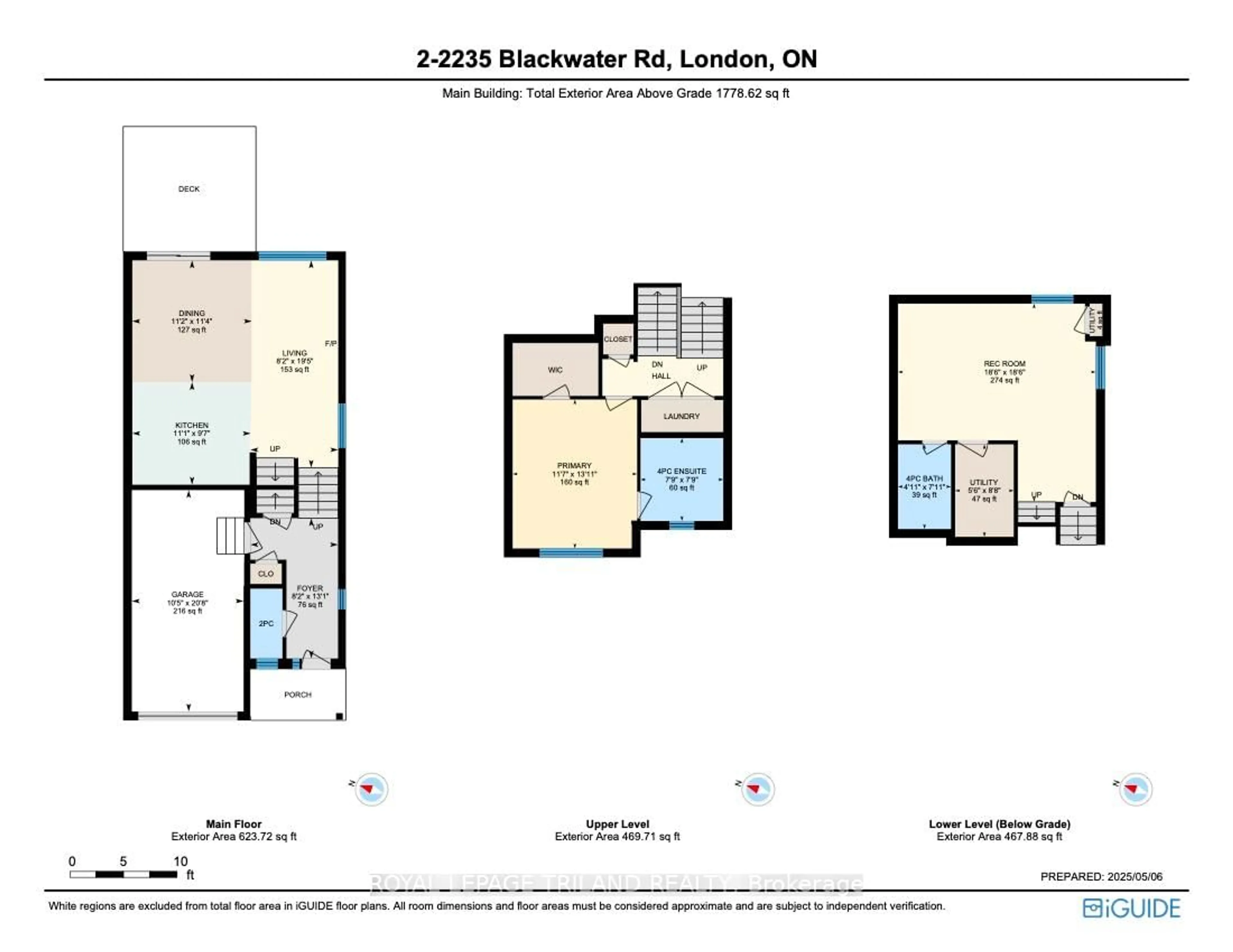 Floor plan for 2235 Blackwater Rd #2, London North Ontario N5X 0L8