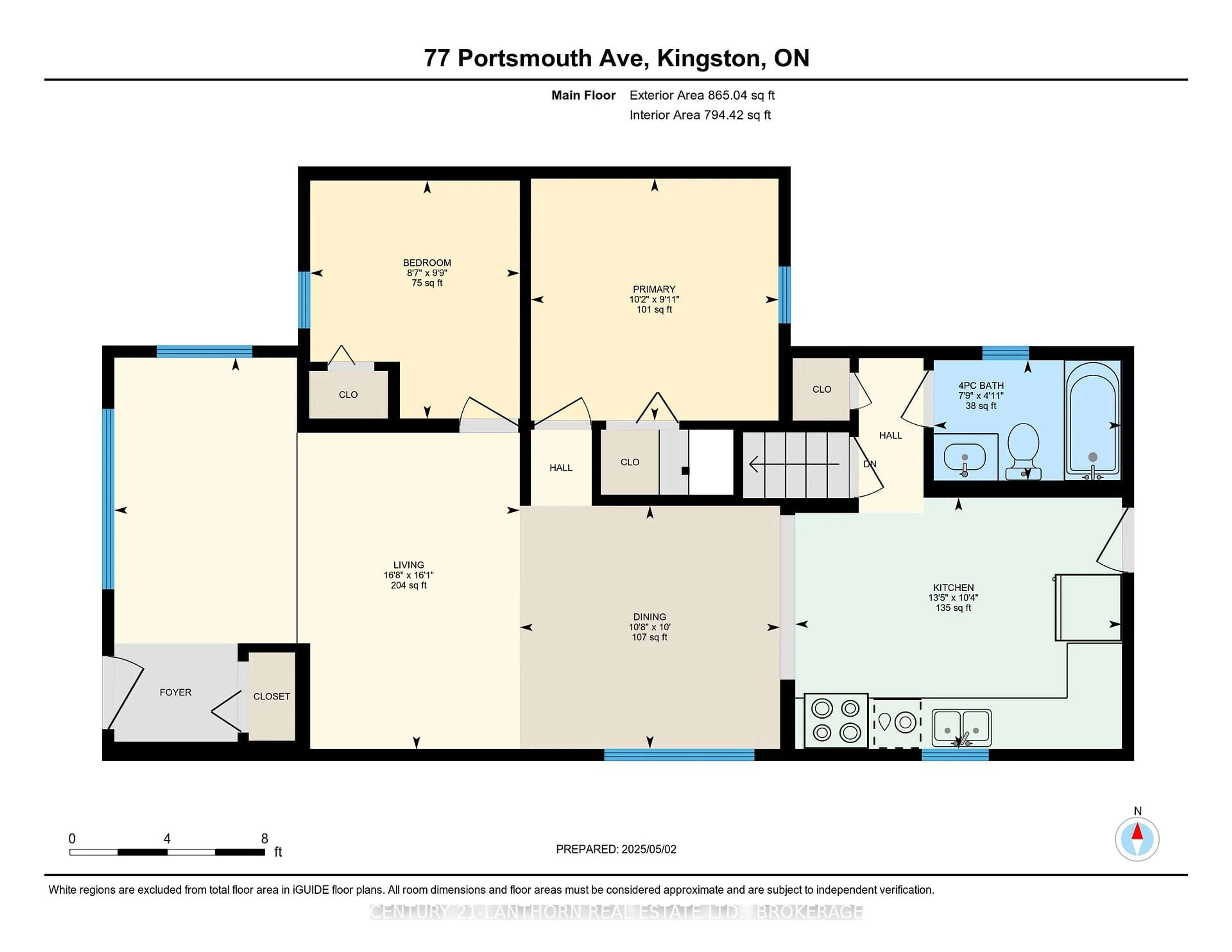 Floor plan for 77 Portsmouth Ave, Kingston Ontario K7M 1V4