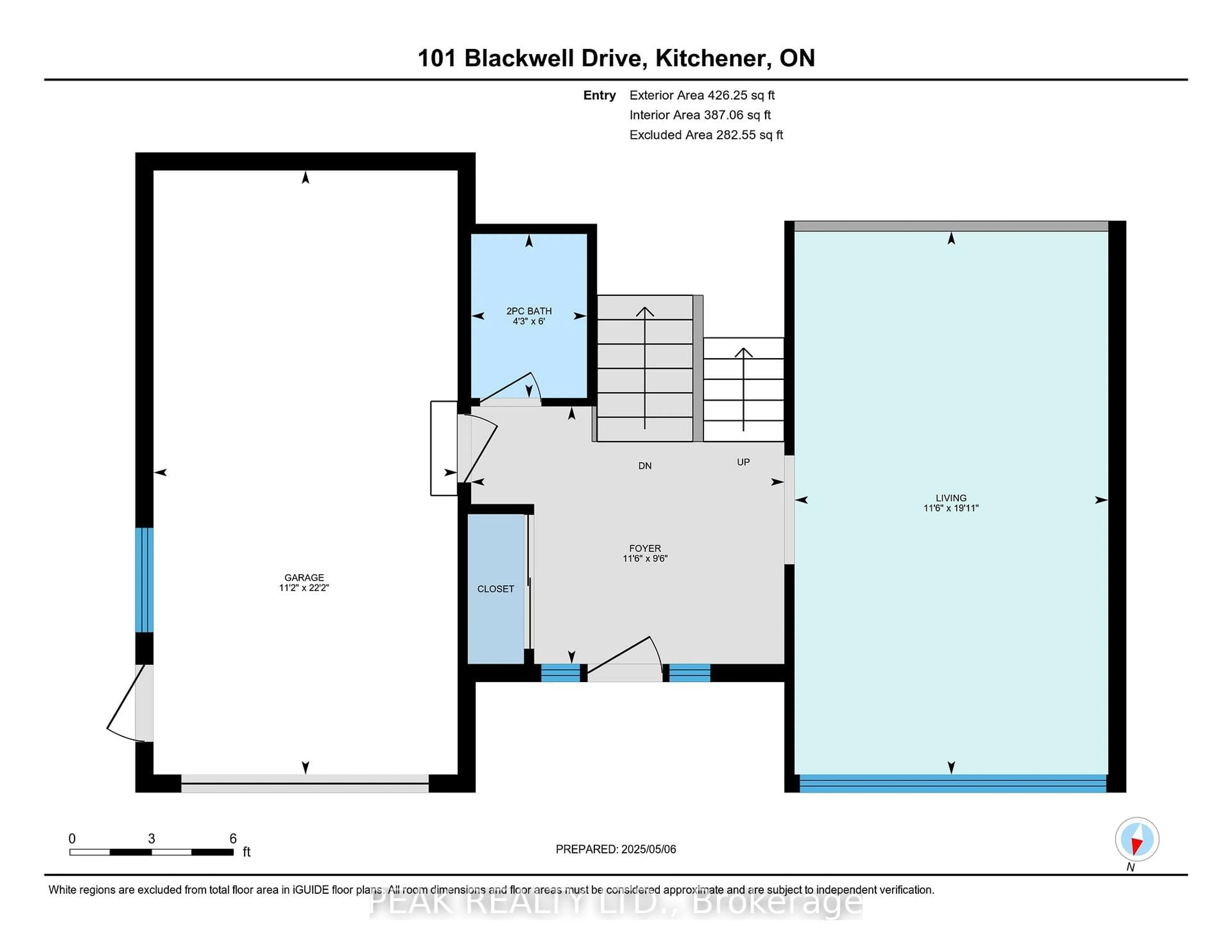 Floor plan for 101 Blackwell Dr, Kitchener Ontario N2N 1S8