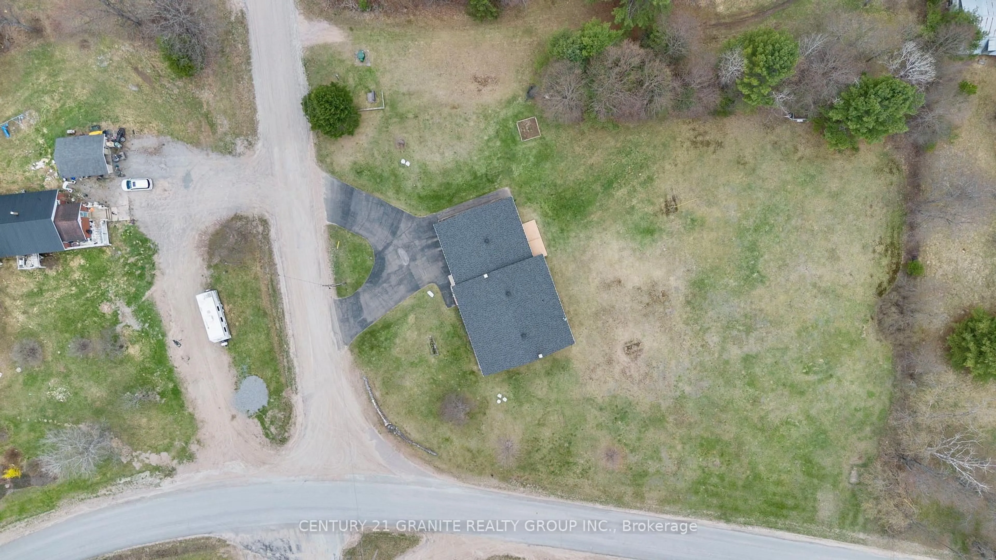 A pic from outside/outdoor area/front of a property/back of a property/a pic from drone, street for 6 Stringer Rd, Boulter Ontario K0L 1G0