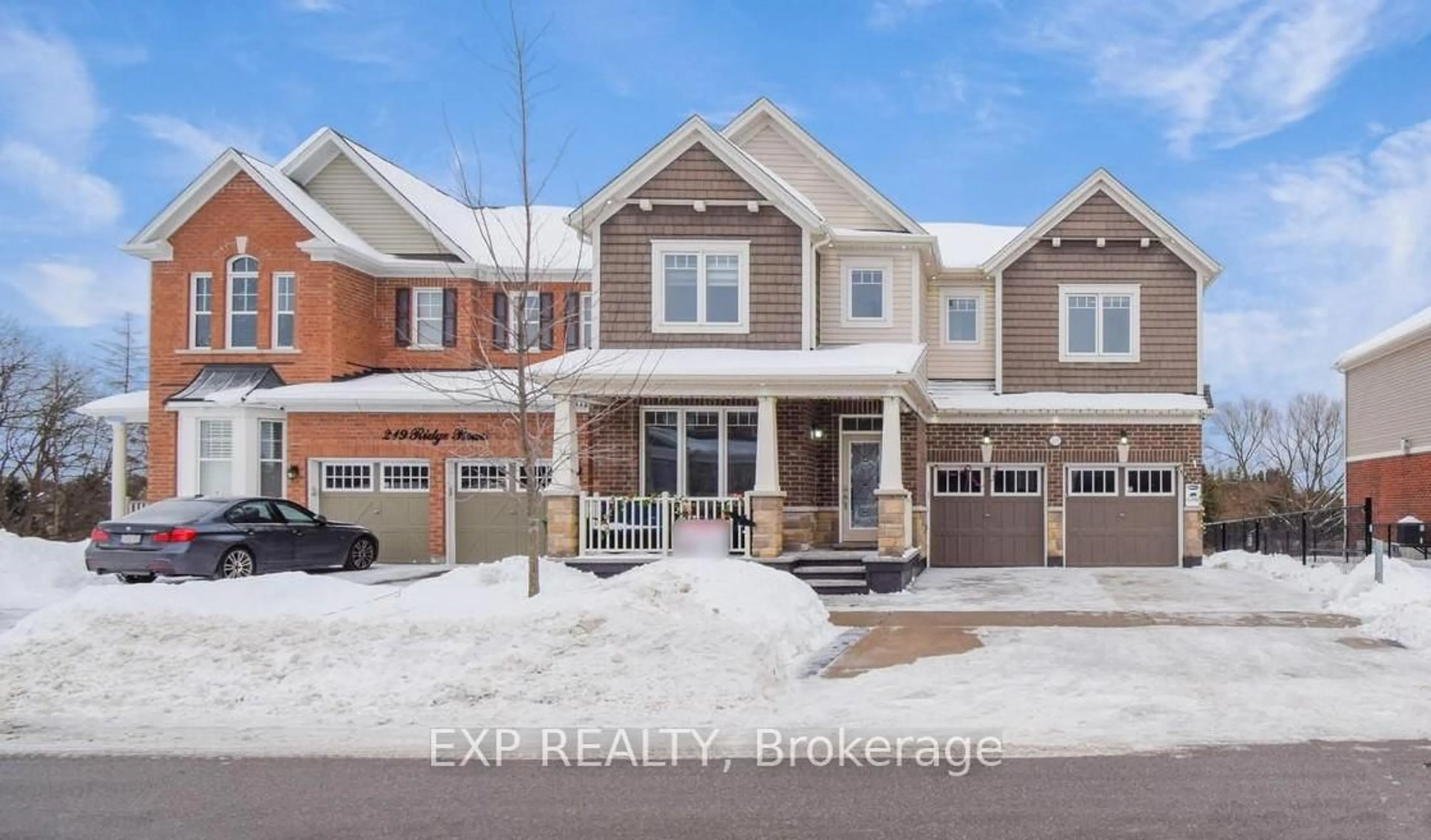 Home with brick exterior material, street for 215 Ridge Rd, Cambridge Ontario N3E 0C2