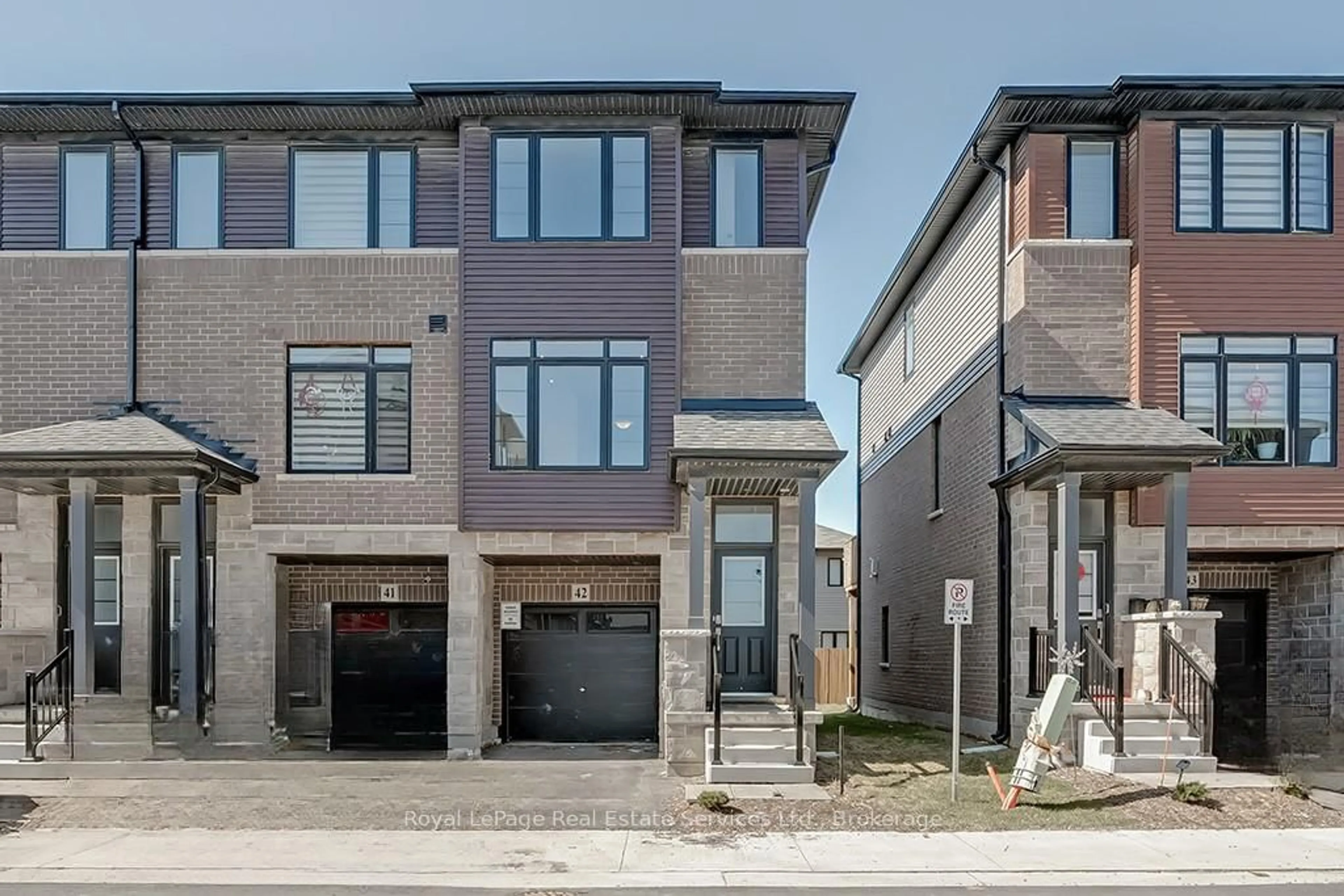 Home with brick exterior material, street for 461 Blackburn Dr #42, Brantford Ontario N3T 6S8