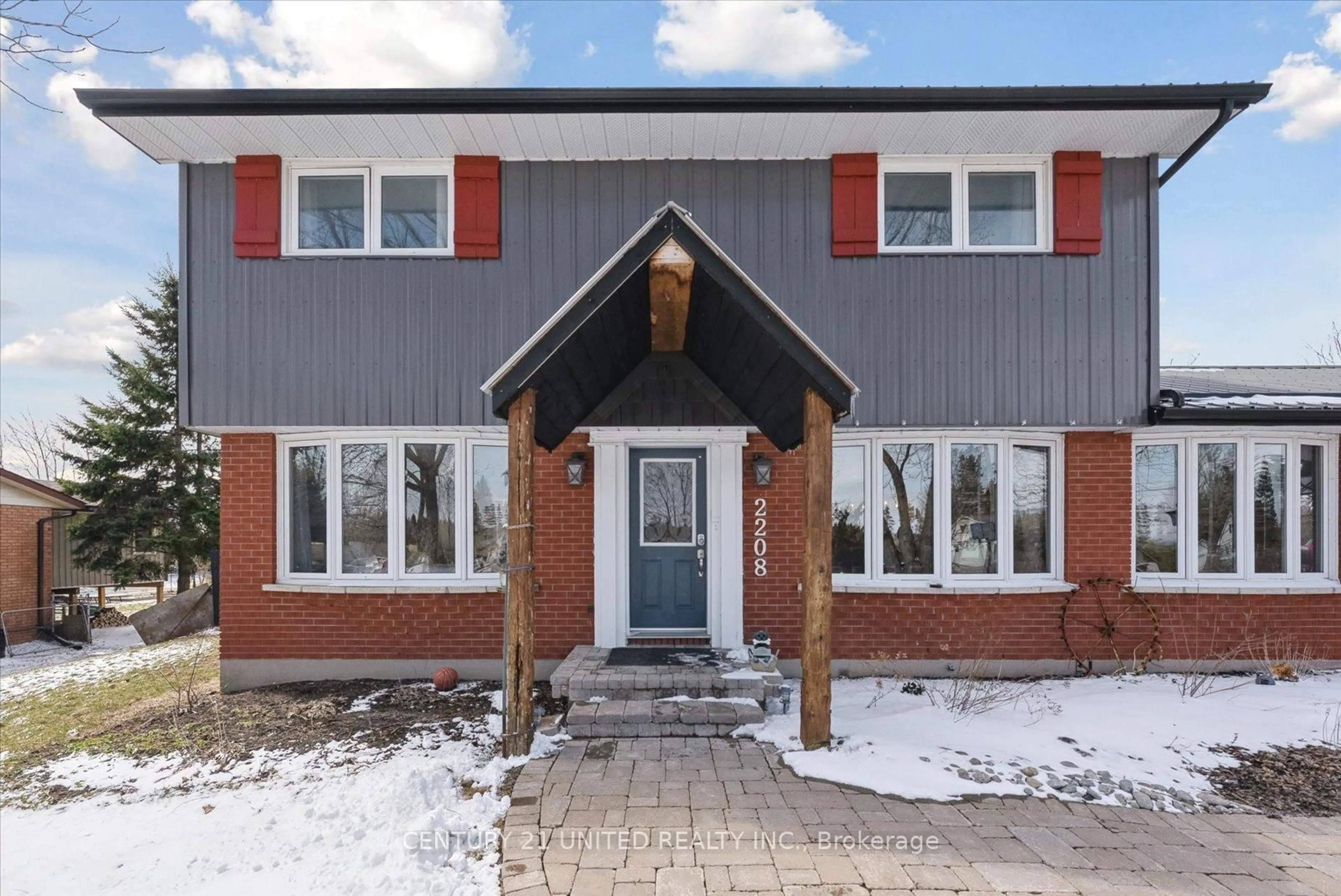 Home with brick exterior material, street for 2208 Preston Rd, Cavan Monaghan Ontario K9J 0G5