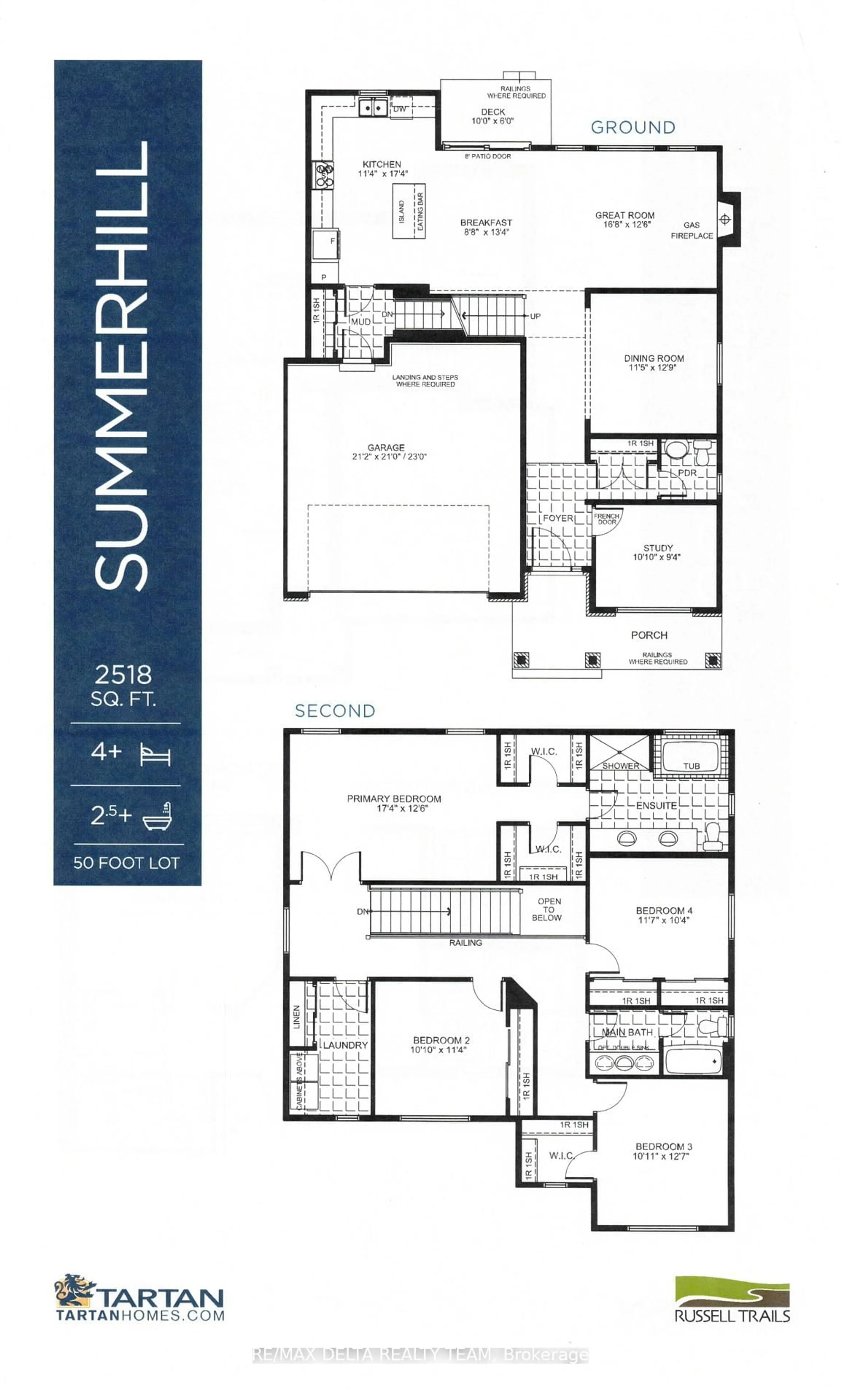 Floor plan for 801 Gamble Dr, Russell Ontario K4R 0G6