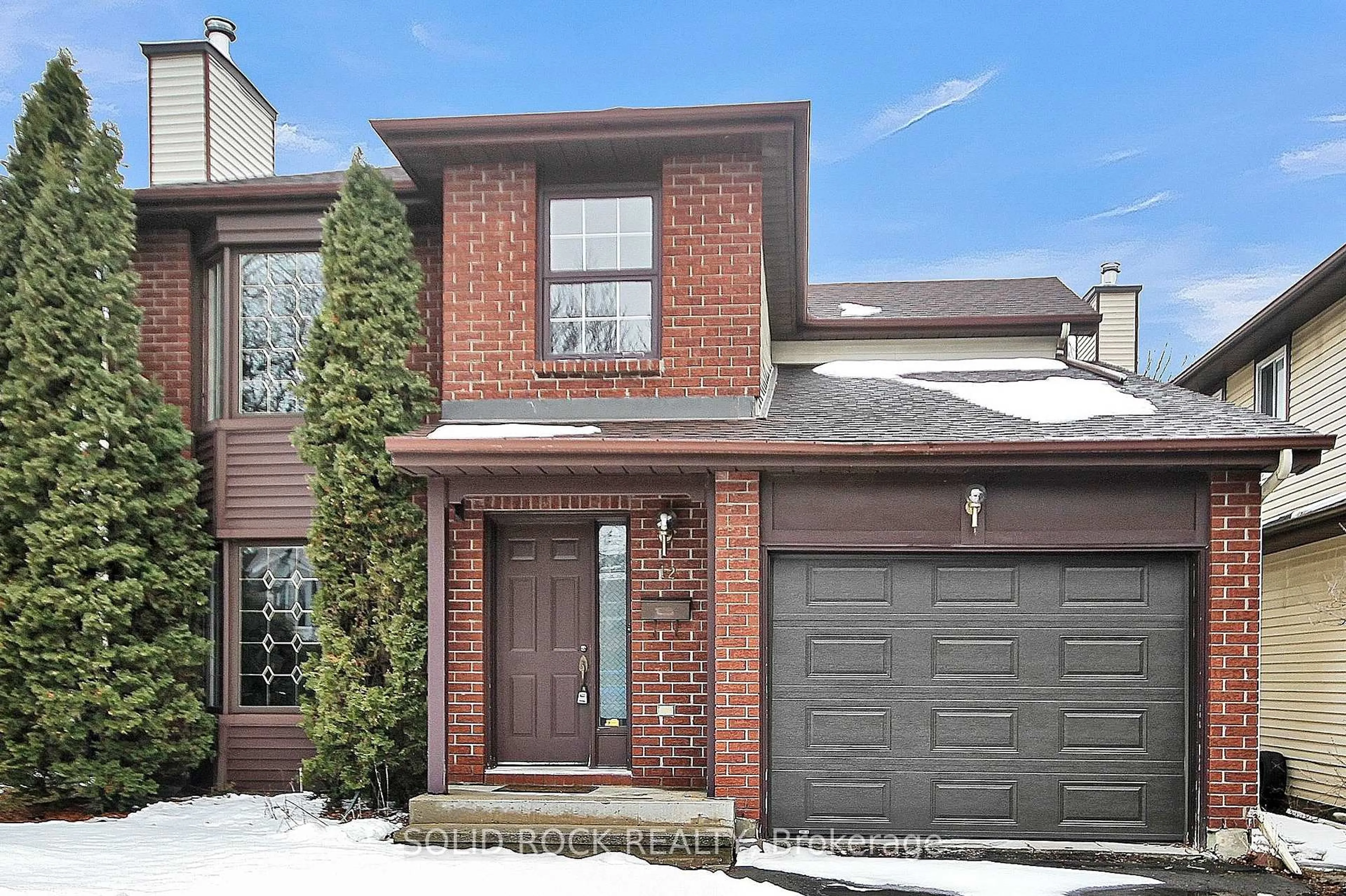 Home with brick exterior material, street for 12 NOTMAN Way, Ottawa Ontario K1G 4P6