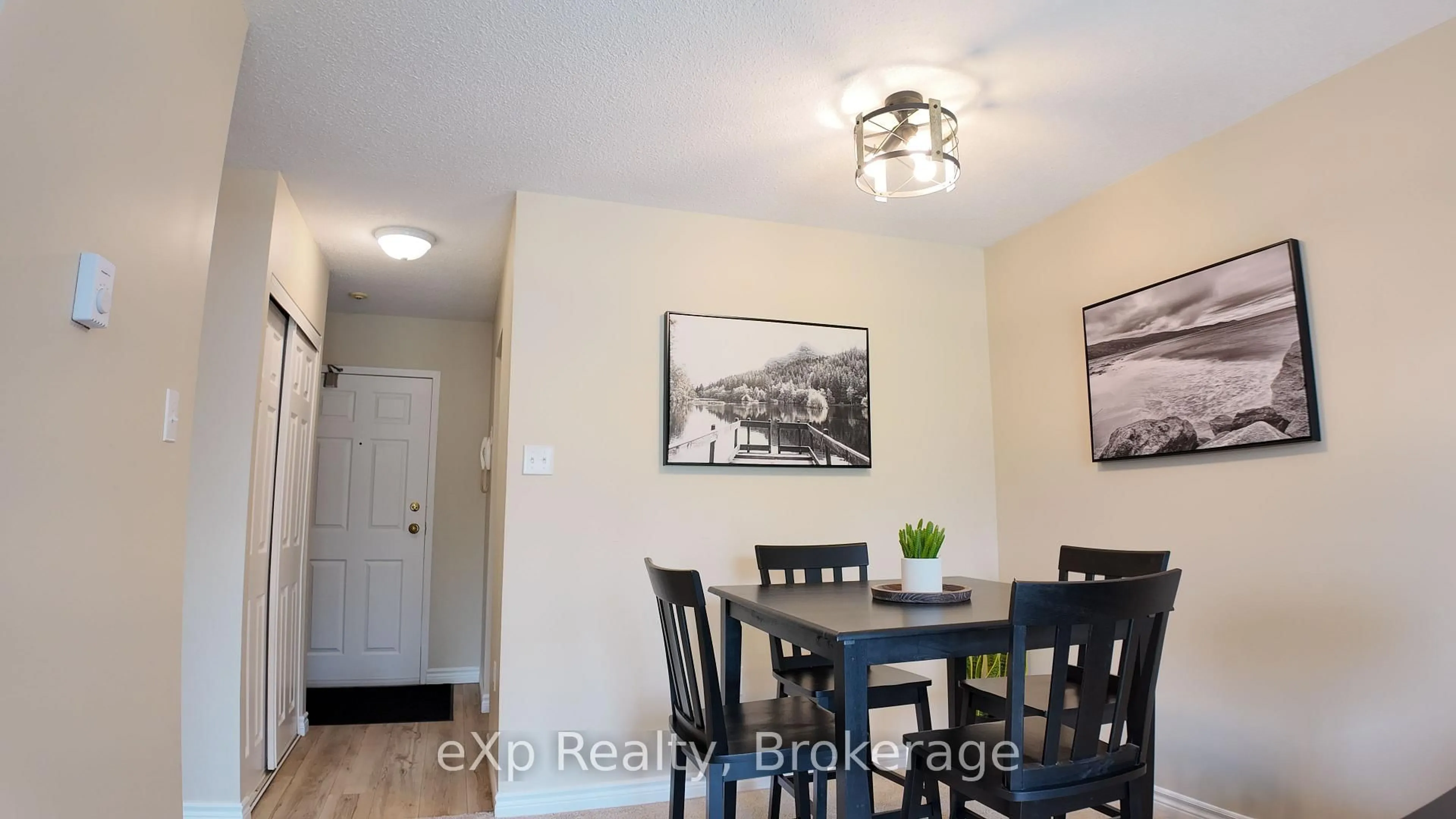 Dining room, wood/laminate floor for 5 Valleyside Dr #306, Brockton Ontario N0G 2V0