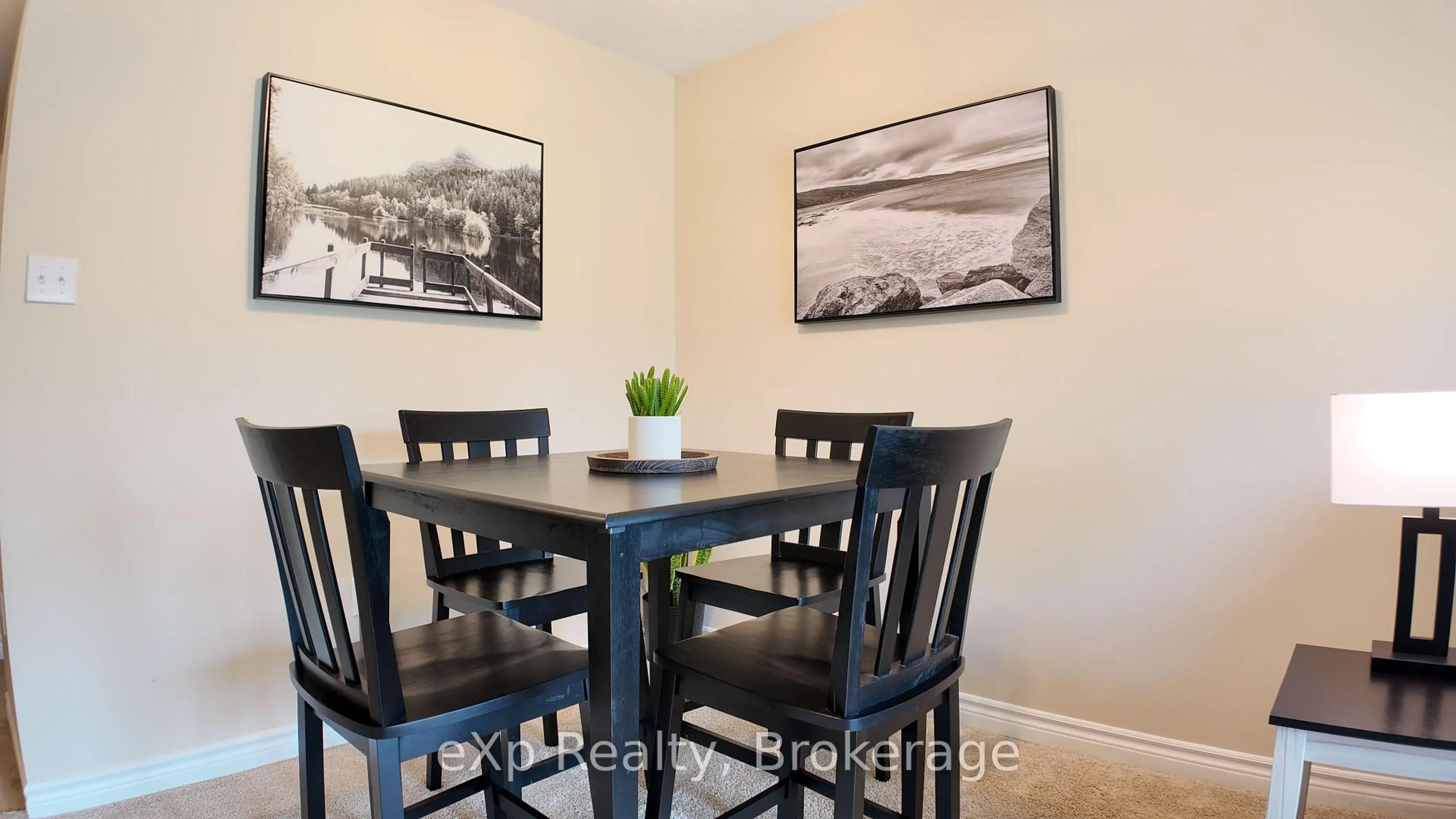 Dining room, wood/laminate floor for 5 Valleyside Dr #306, Brockton Ontario N0G 2V0