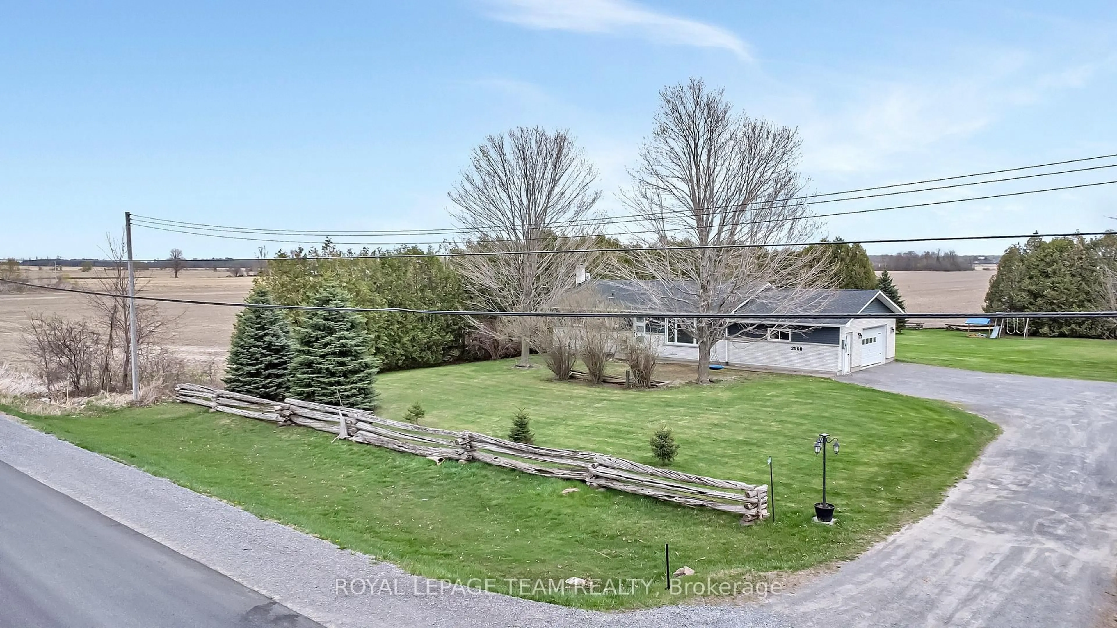 A pic from outside/outdoor area/front of a property/back of a property/a pic from drone, mountain view for 2960 Roger Stevens Dr, North Gower Ontario K0A 2T0