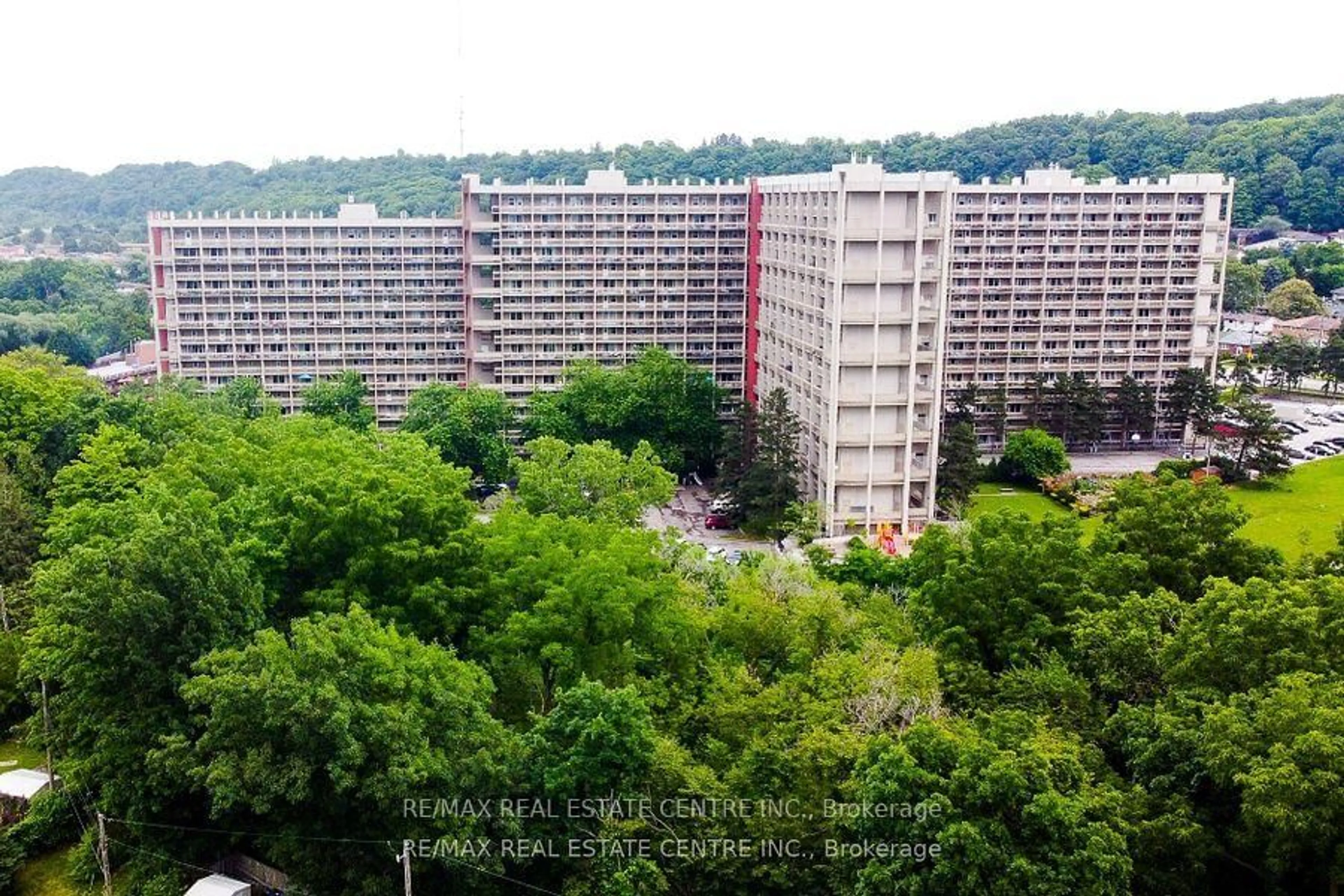A pic from outside/outdoor area/front of a property/back of a property/a pic from drone, city buildings view from balcony for 350 Quigley Rd #110, Hamilton Ontario L8K 5N2