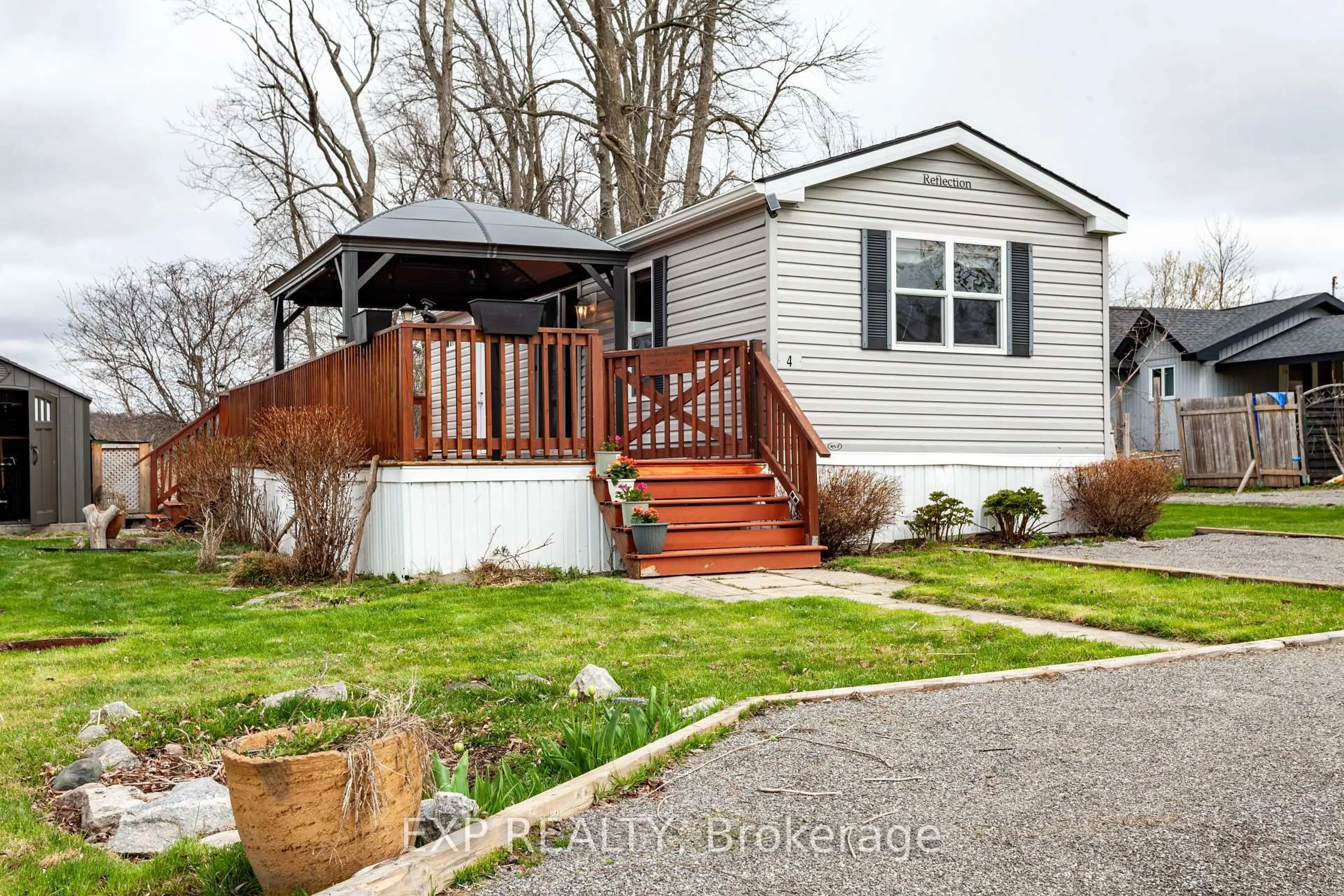Home with vinyl exterior material, street for 4 Cattail Cres, Otonabee-South Monaghan Ontario K0L 2G0