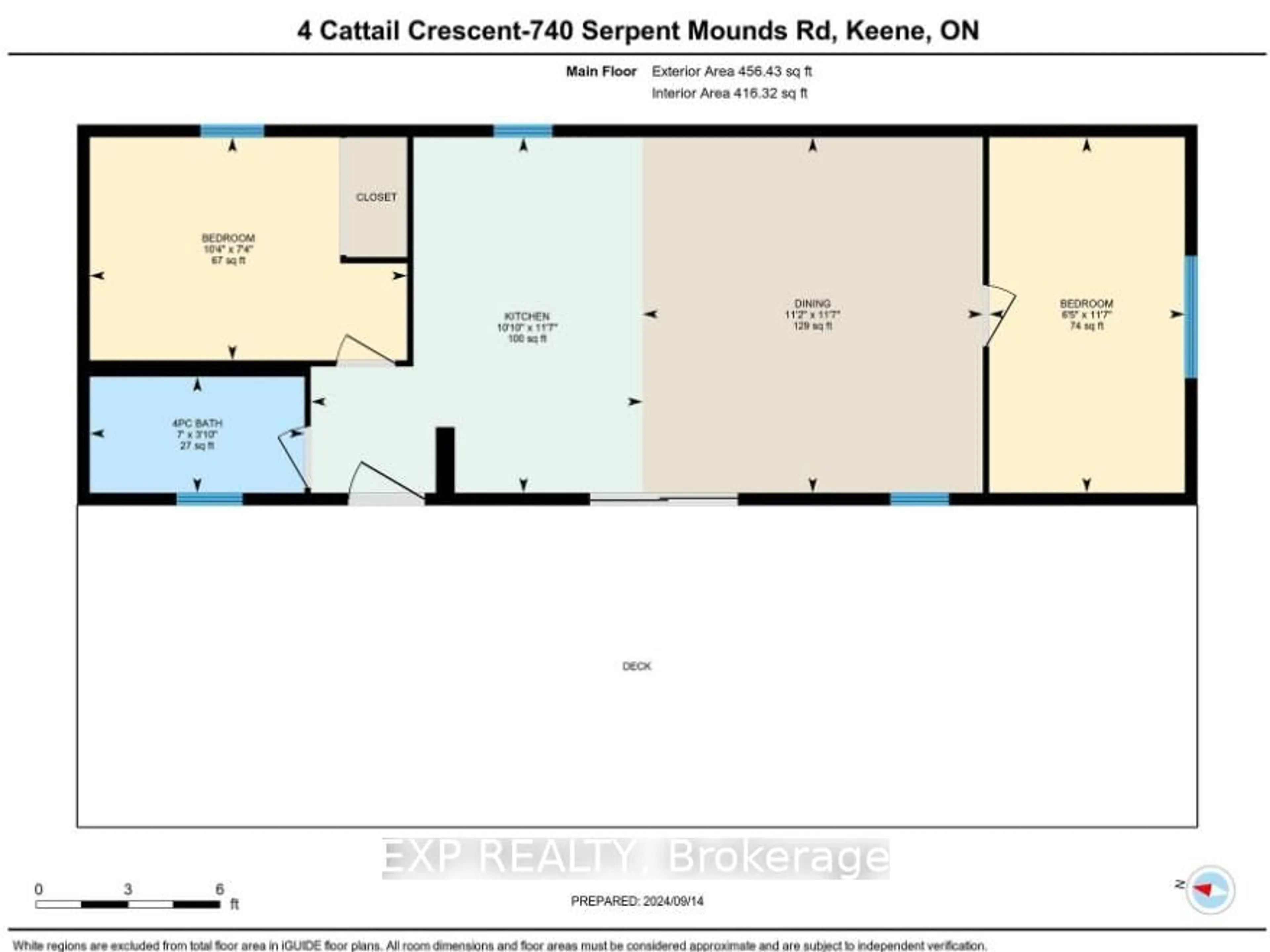 Floor plan for 4 Cattail Cres, Otonabee-South Monaghan Ontario K0L 2G0