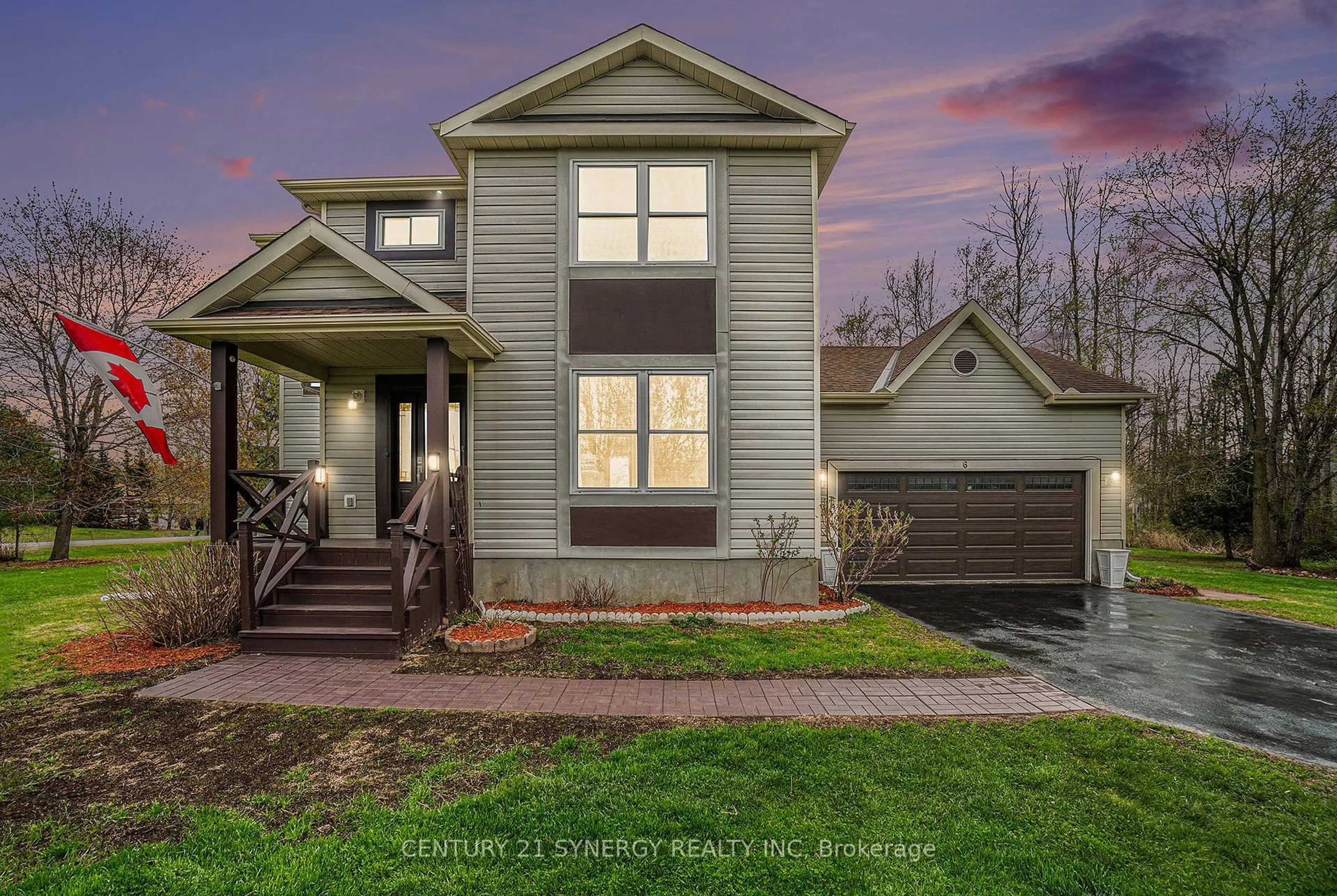 Home with vinyl exterior material, street for 6 Emily Lauren Cres, North Grenville Ontario K0G 1J0