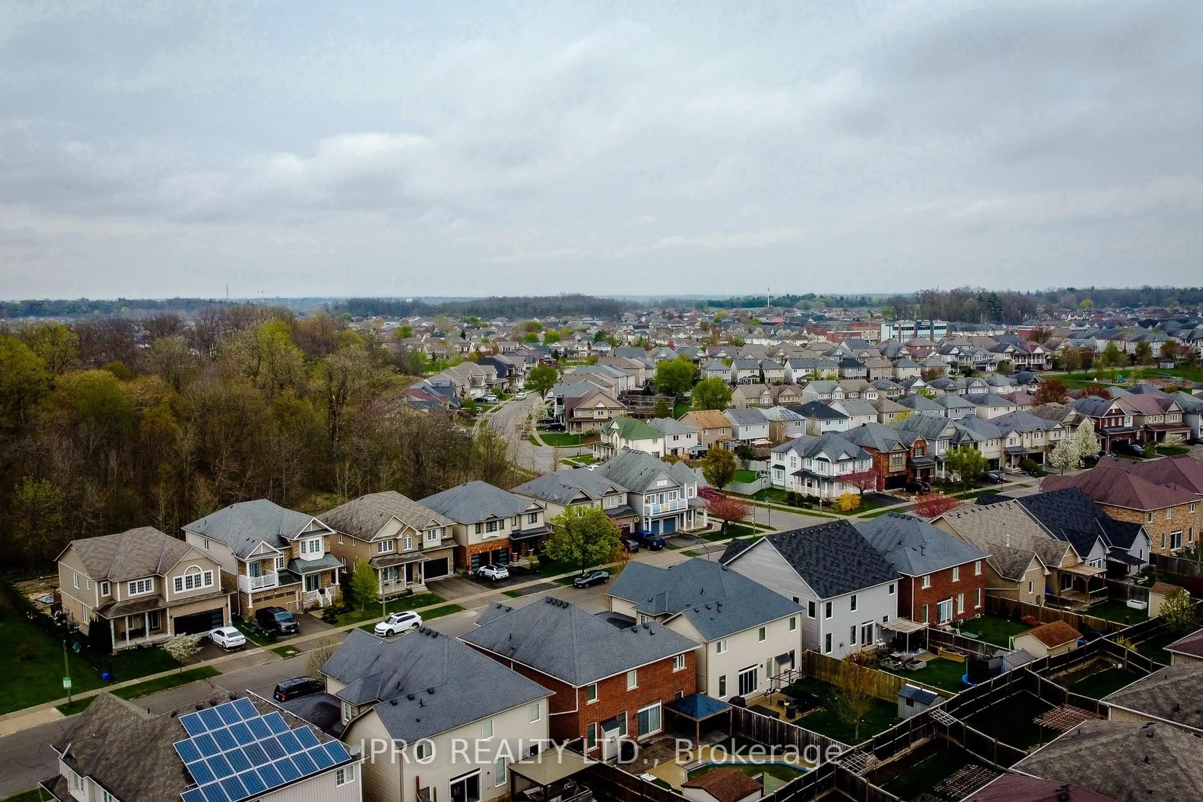 A pic from outside/outdoor area/front of a property/back of a property/a pic from drone, city buildings view from balcony for 143 Powell Rd, Brantford Ontario N3T 0E4