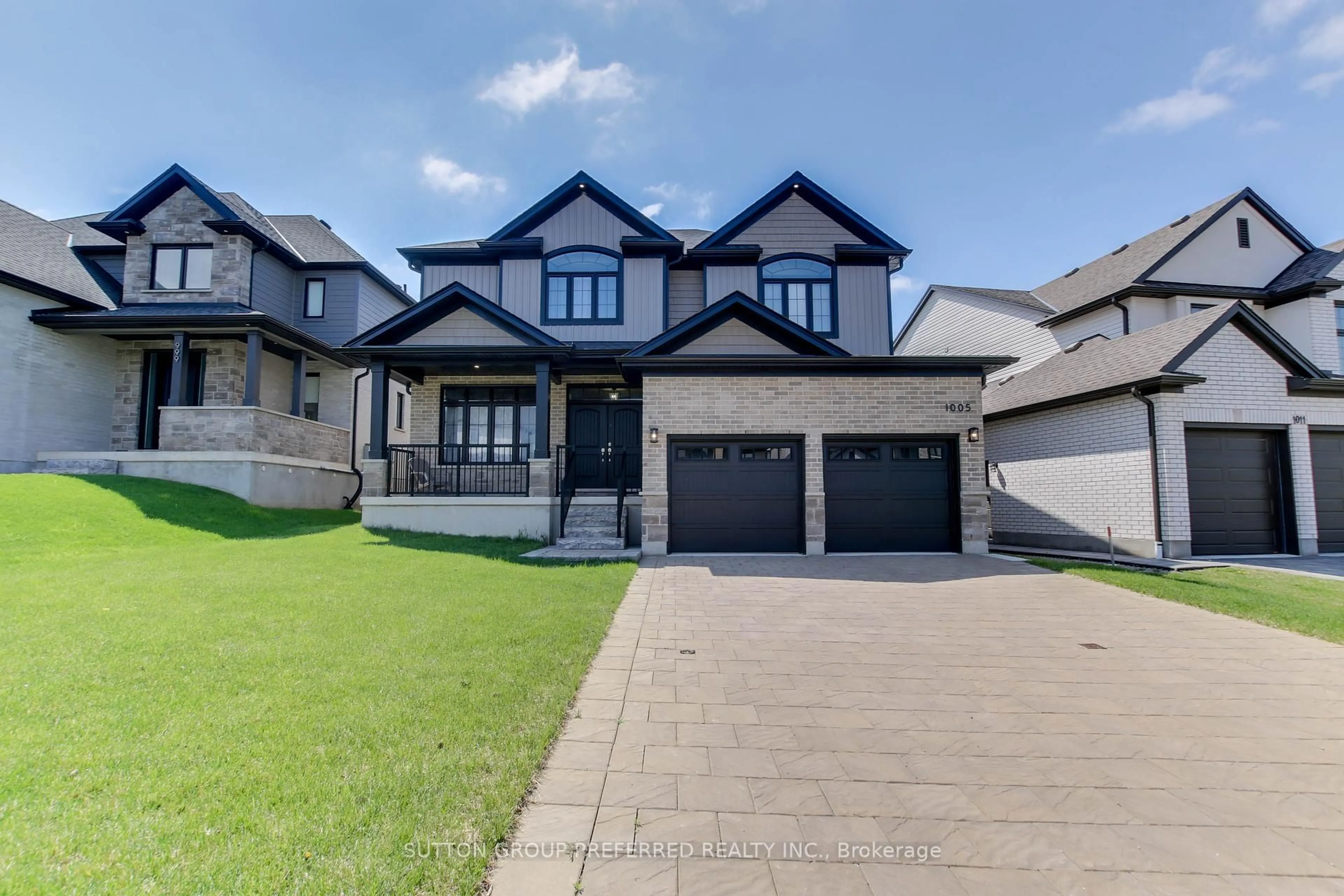 Home with brick exterior material, street for 1005 Riverbend Rd, London South Ontario N6K 0J1