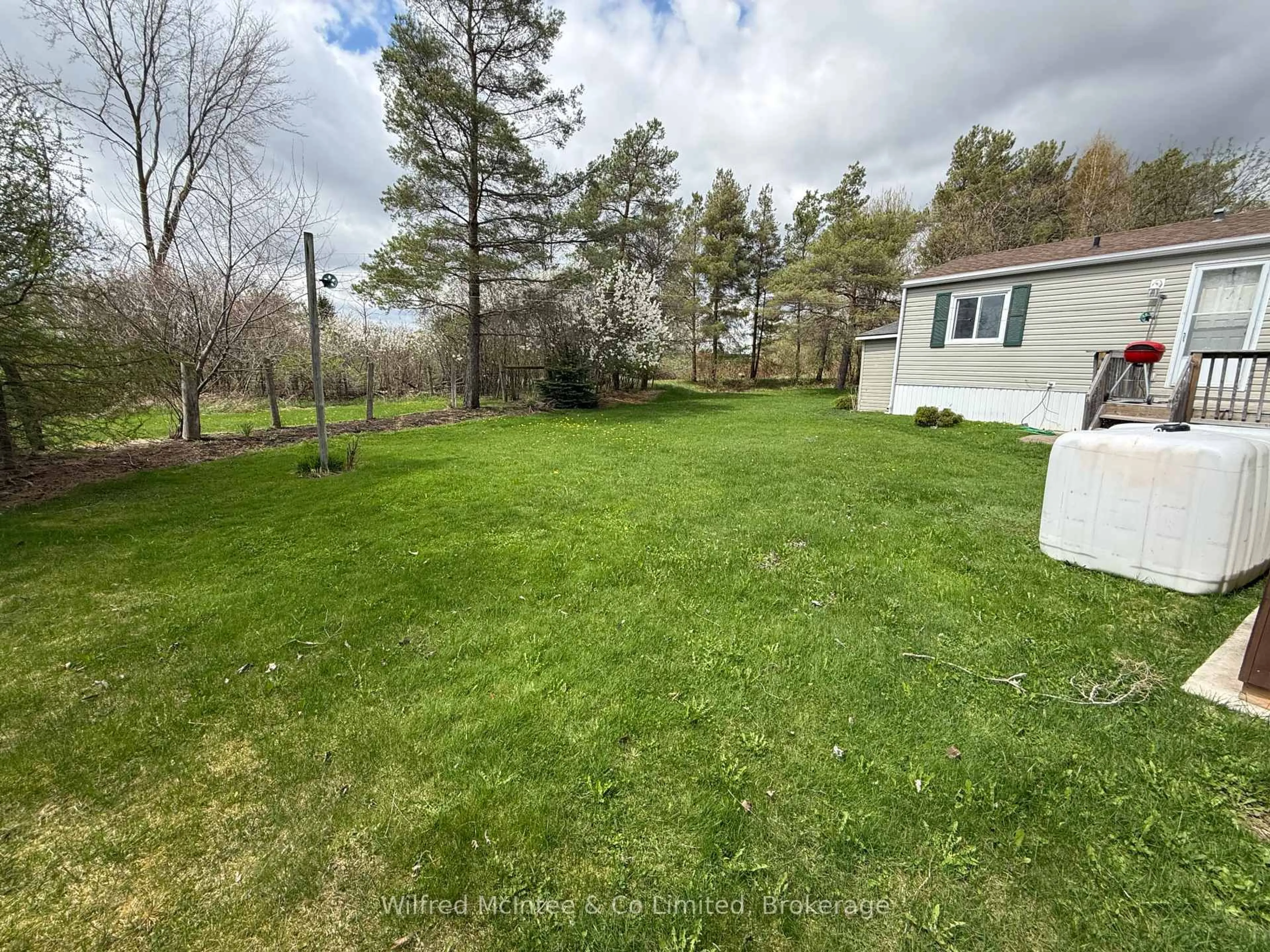 A pic from outside/outdoor area/front of a property/back of a property/a pic from drone, water/lake/river/ocean view for 19 Dove Rd, Brockton Ontario N0G 2V0