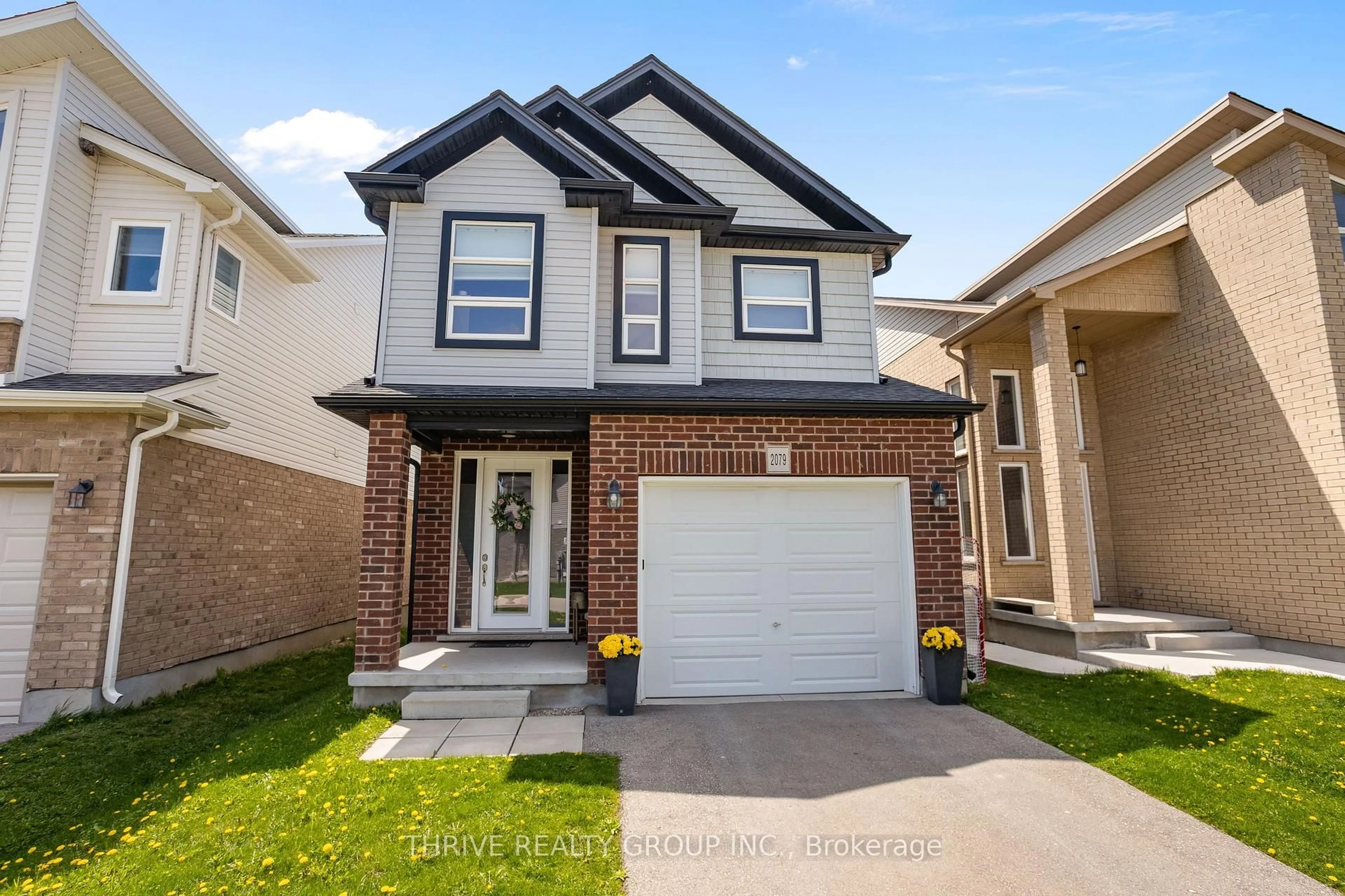 Home with brick exterior material, street for 2079 Cedarpark Dr, London North Ontario N5X 0N2