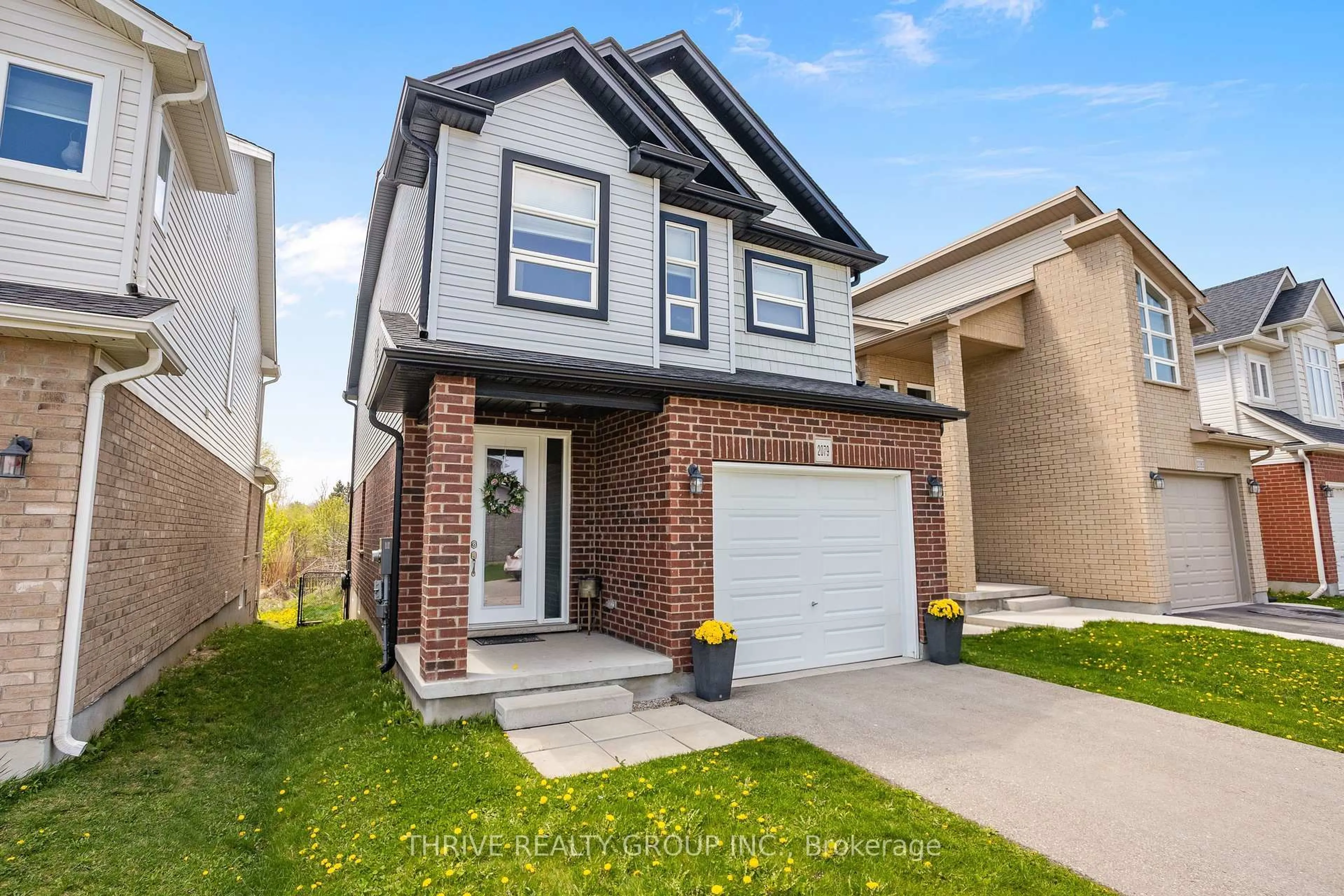 Home with brick exterior material, street for 2079 Cedarpark Dr, London North Ontario N5X 0N2