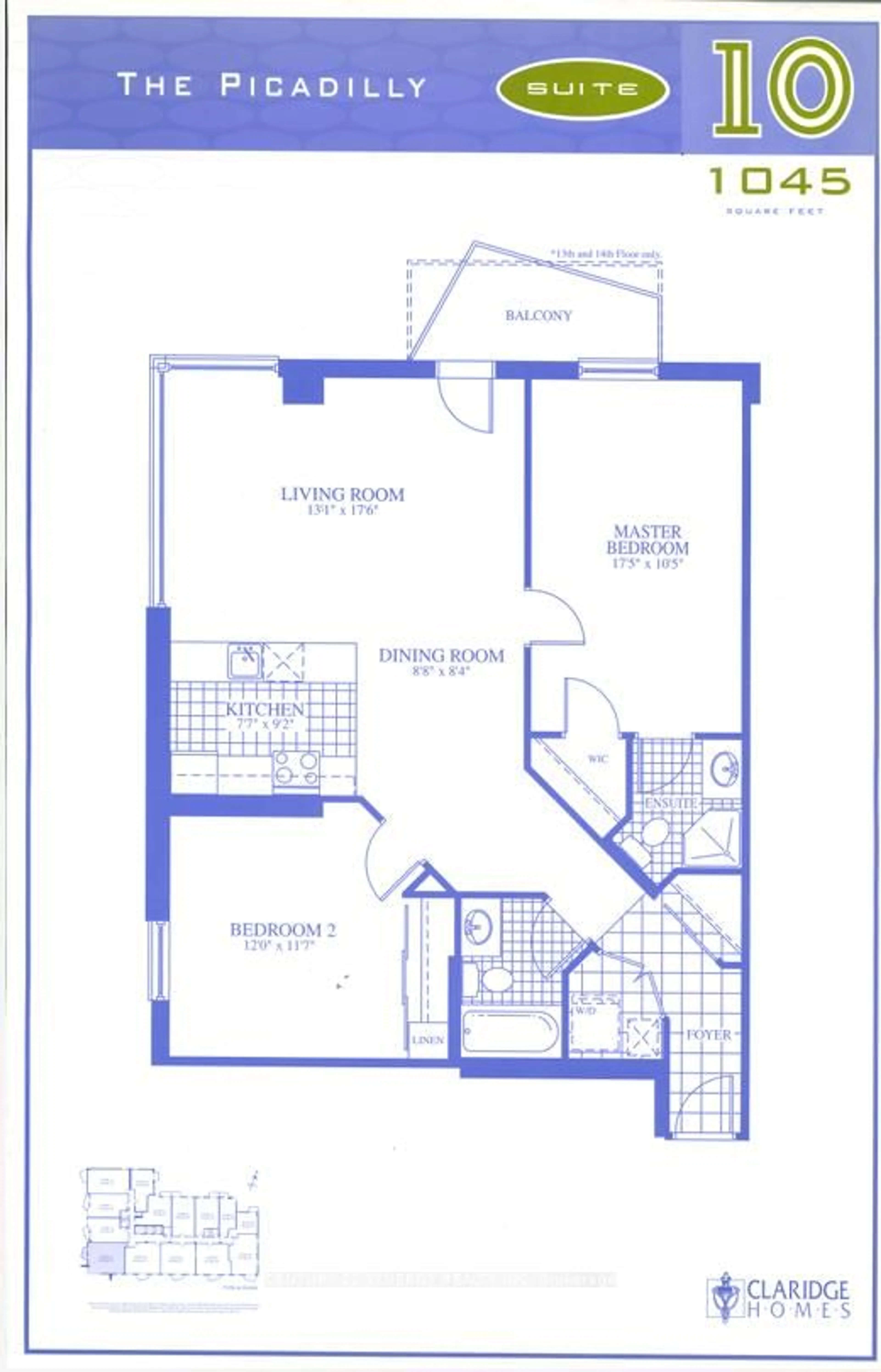 Floor plan for 429 Somerset St #210, Ottawa Ontario K2P 2P5