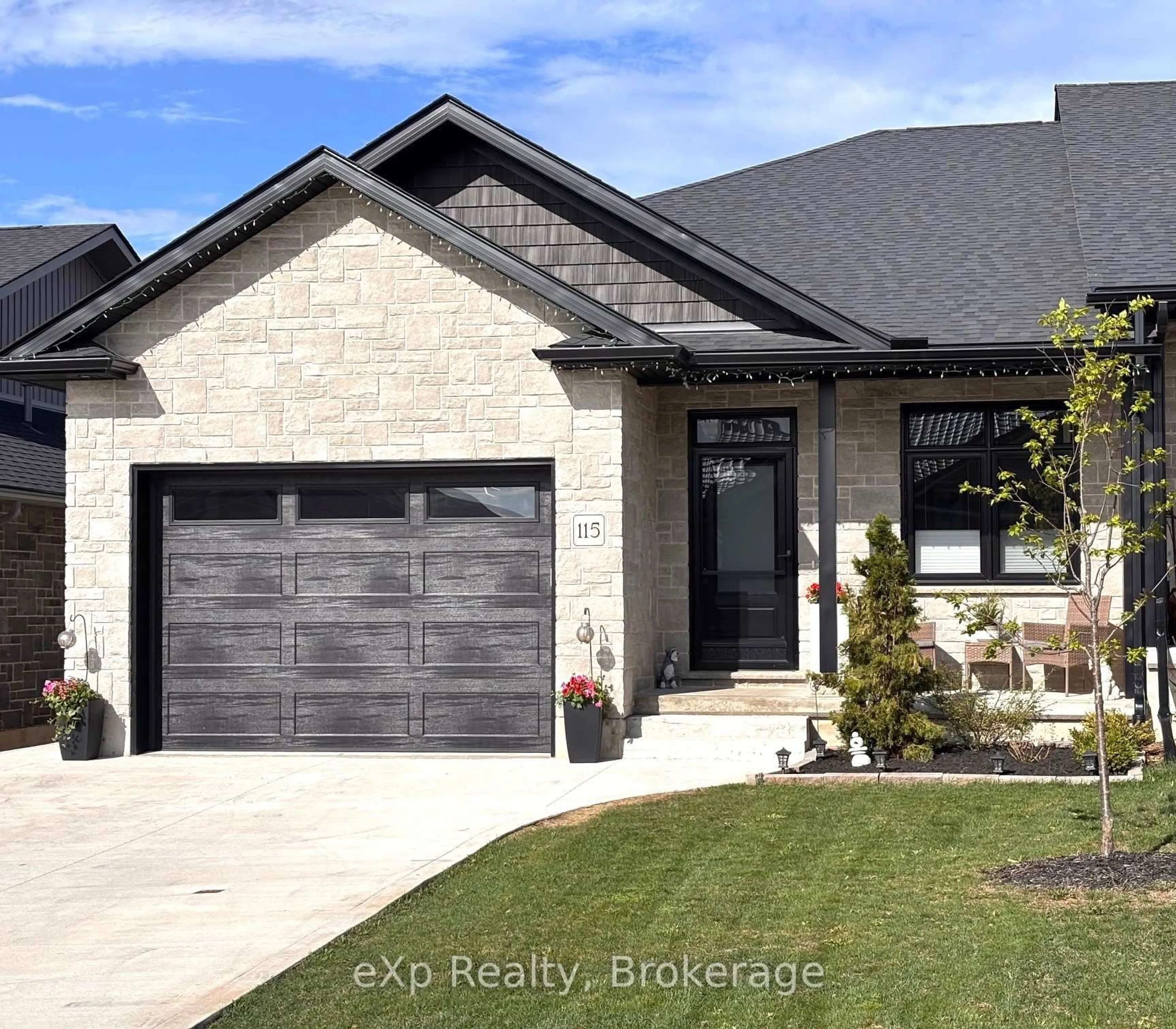Home with brick exterior material, street for 115 Irishwood Lane, Brockton Ontario N0G 2V0