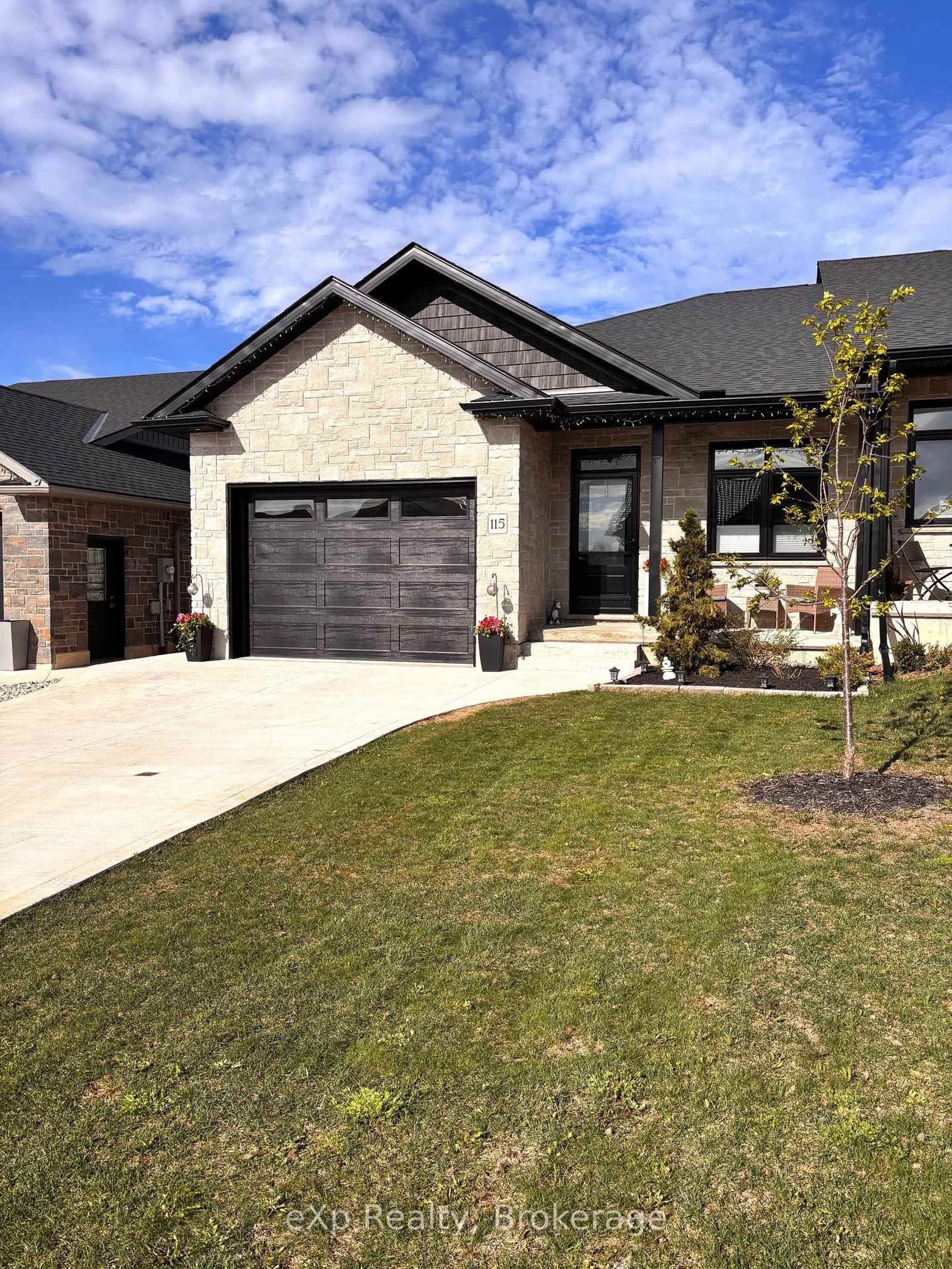 Home with brick exterior material, street for 115 Irishwood Lane, Brockton Ontario N0G 2V0