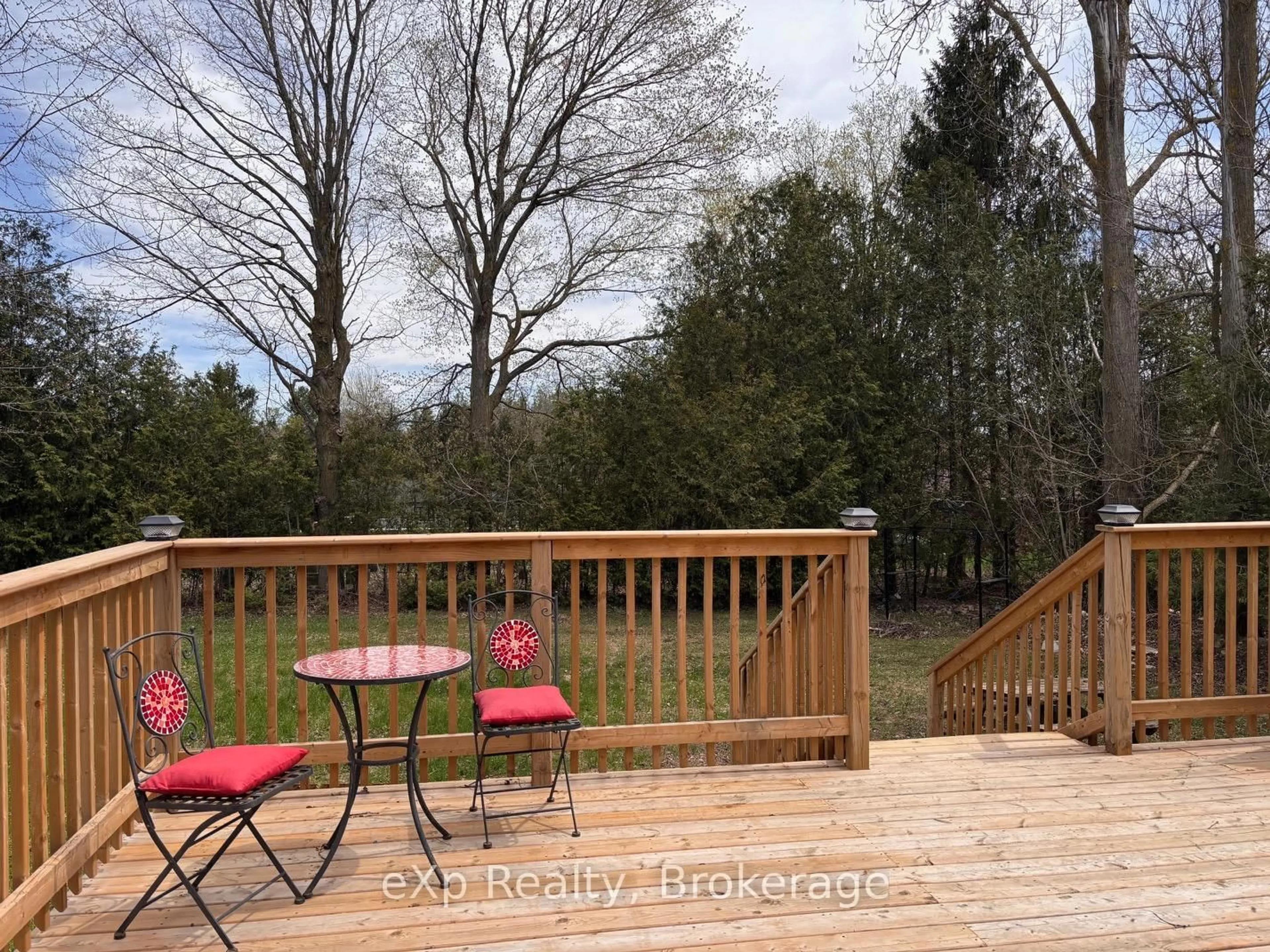 Patio, forest/trees view for 572 Louisa St, West Grey Ontario N0G 1C0