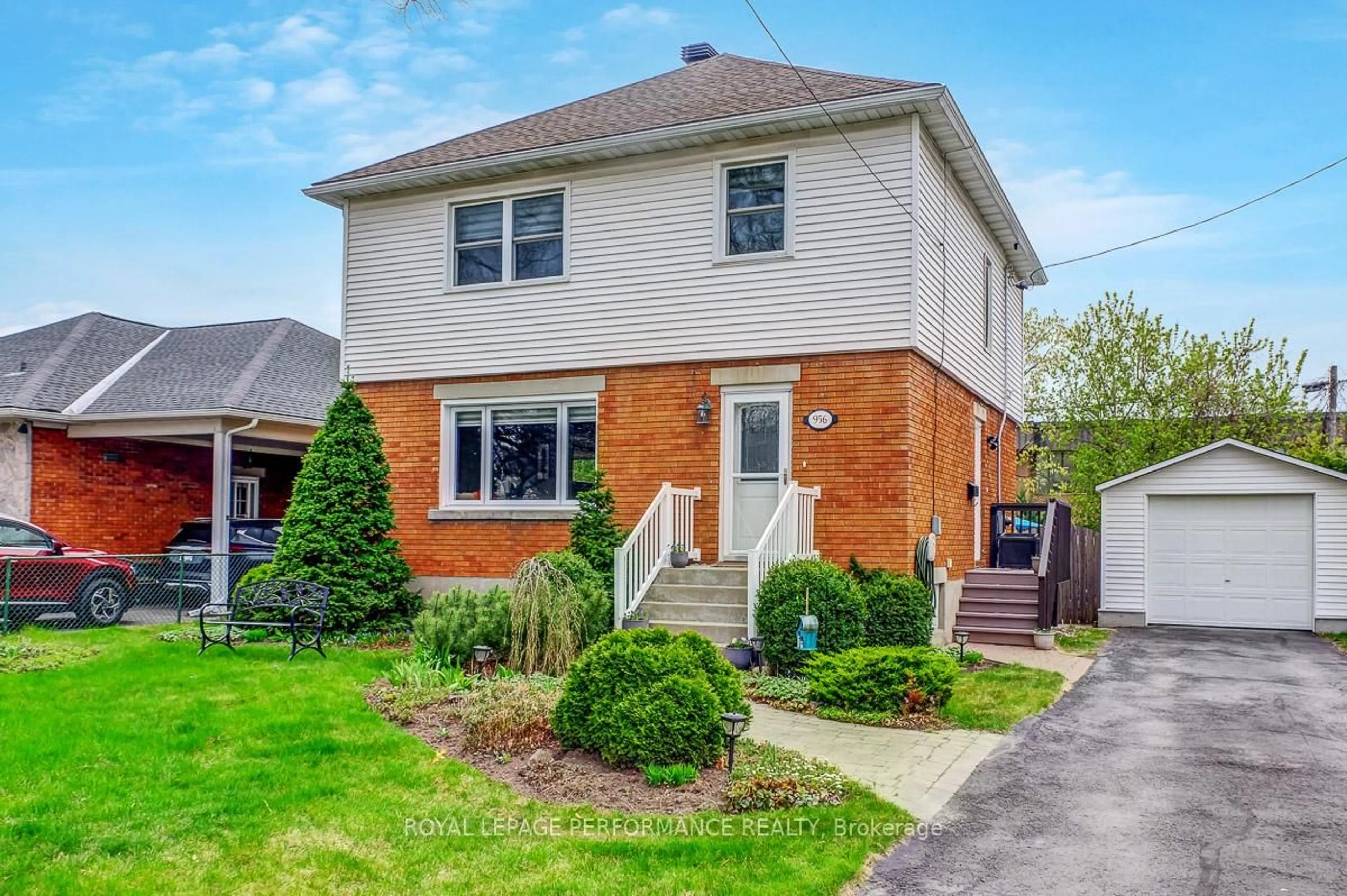 Home with brick exterior material, street for 956 Telford Ave, Ottawa Ontario K1K 3J7