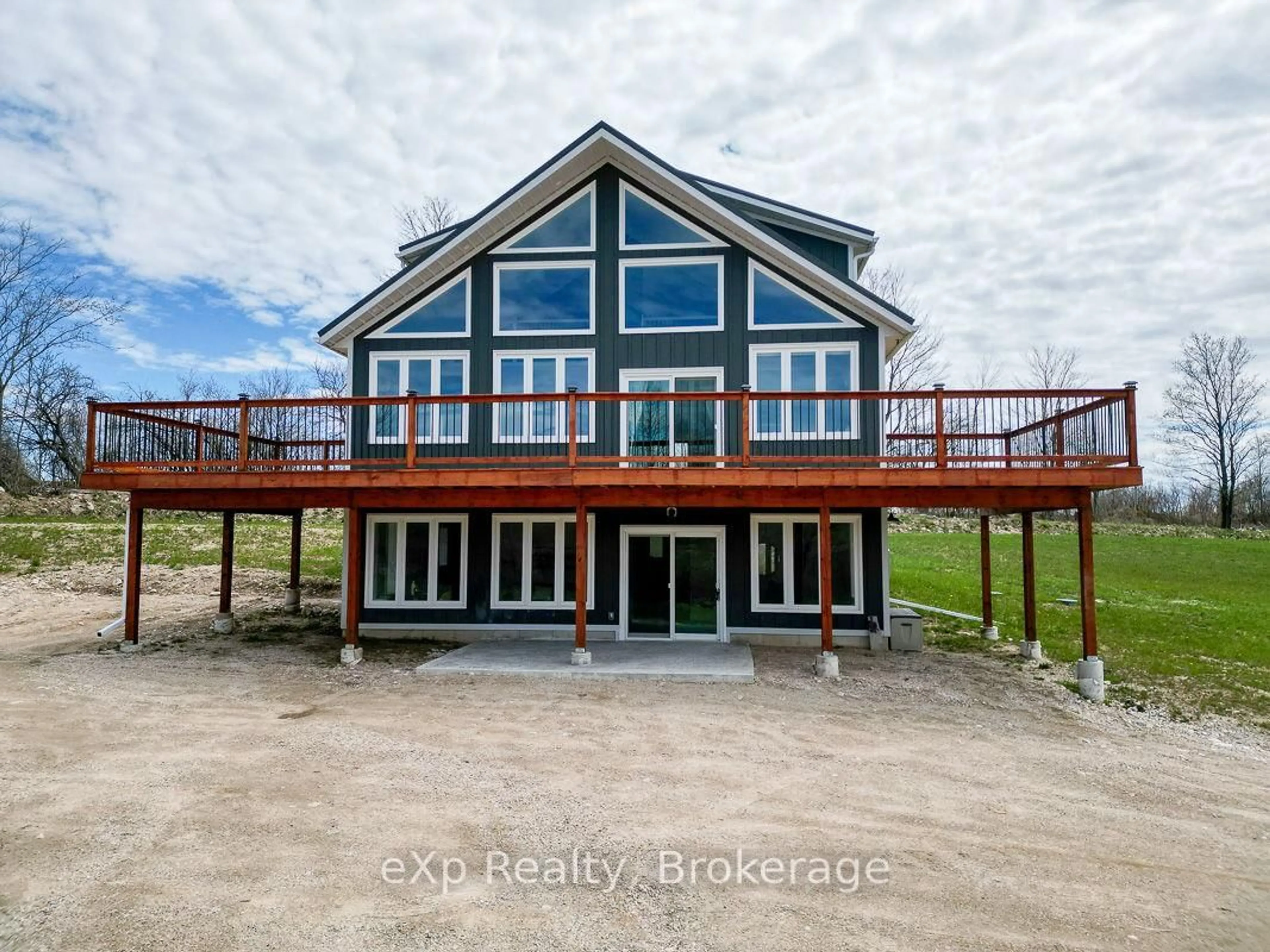 A pic from outside/outdoor area/front of a property/back of a property/a pic from drone, water/lake/river/ocean view for 315225 Hwy 6 N/A, Chatsworth Ontario N0H 2V0