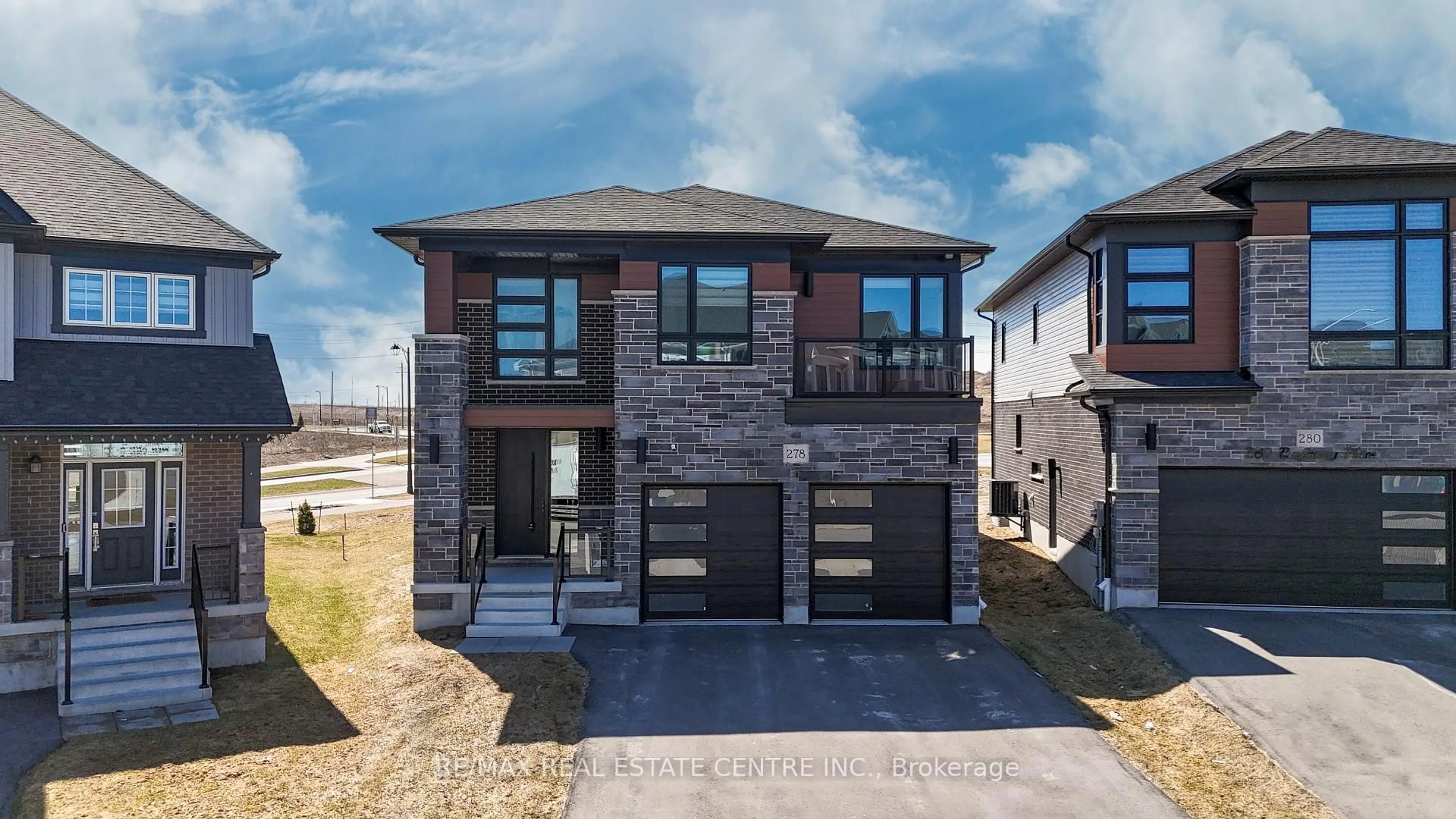 Home with brick exterior material, street for 278 Raspberry Pl, Waterloo Ontario N2V 0H3