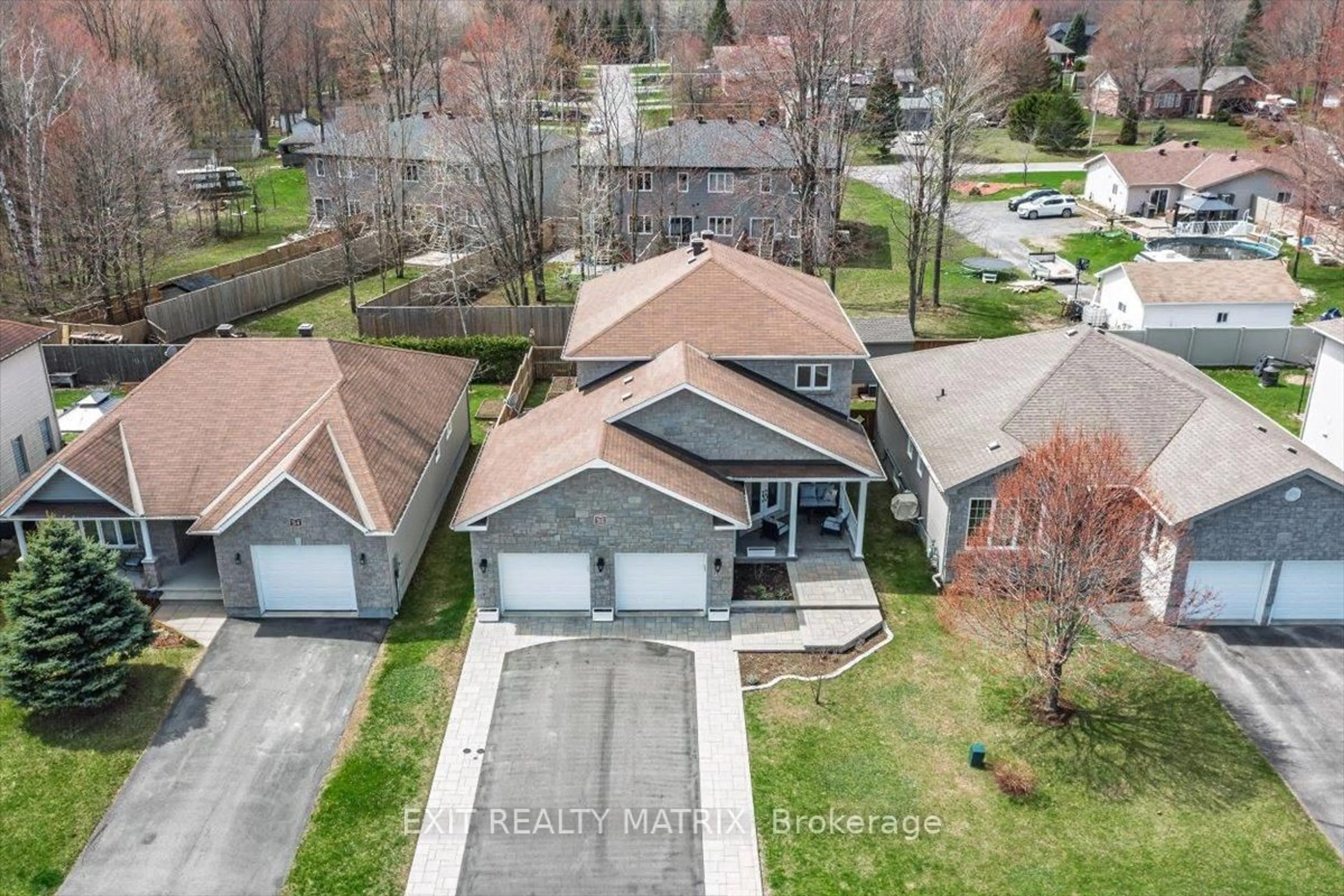 A pic from outside/outdoor area/front of a property/back of a property/a pic from drone, unknown for 96 Giroux St, The Nation Ontario K0A 2M0