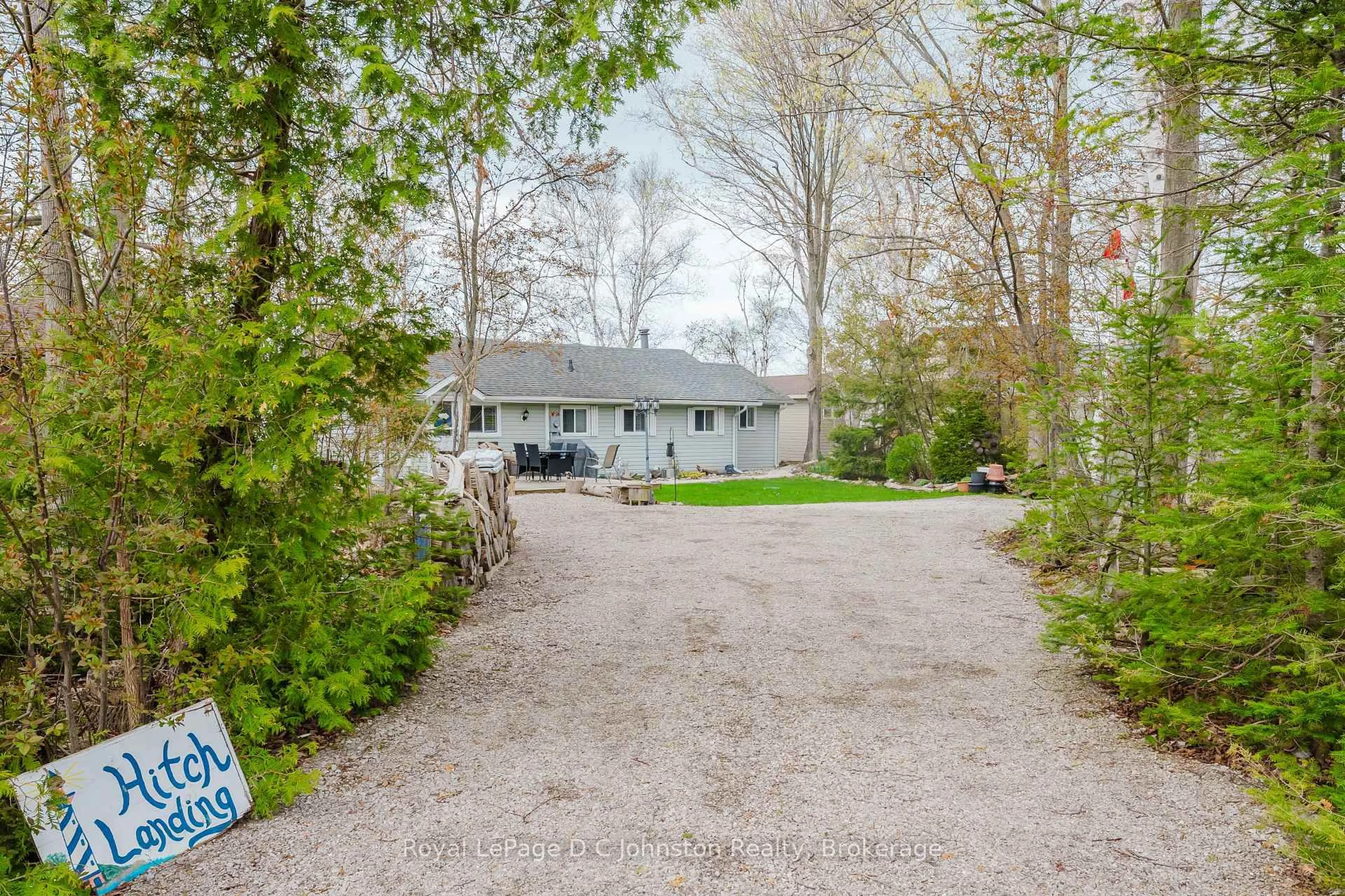 A pic from outside/outdoor area/front of a property/back of a property/a pic from drone, street for 443 Bruce Road #13 Rd, Native Leased Lands Ontario N0H 2L0