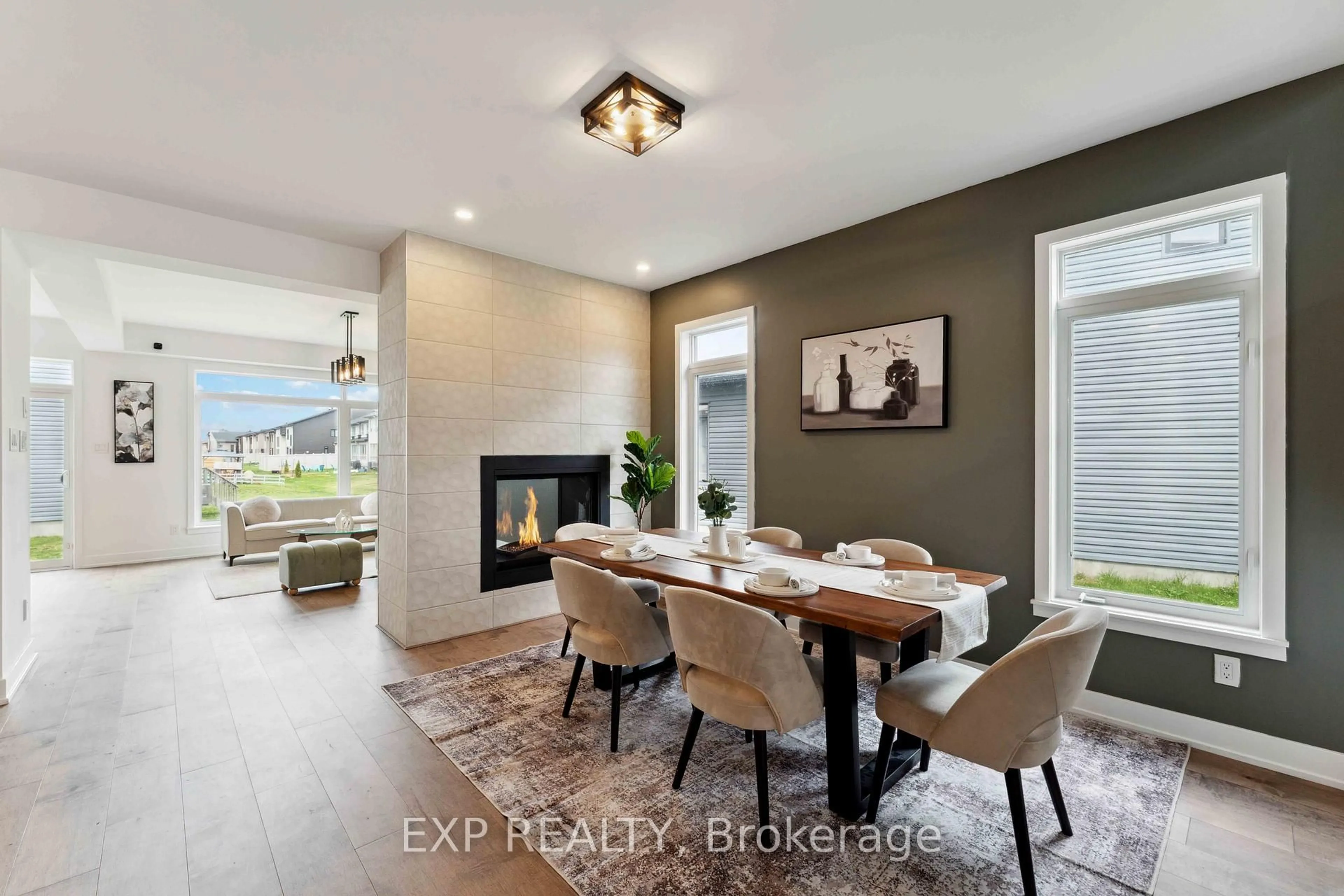 Dining room, ceramic/tile floor for 46 Andromeda Rd, Ottawa Ontario K4M 0K7