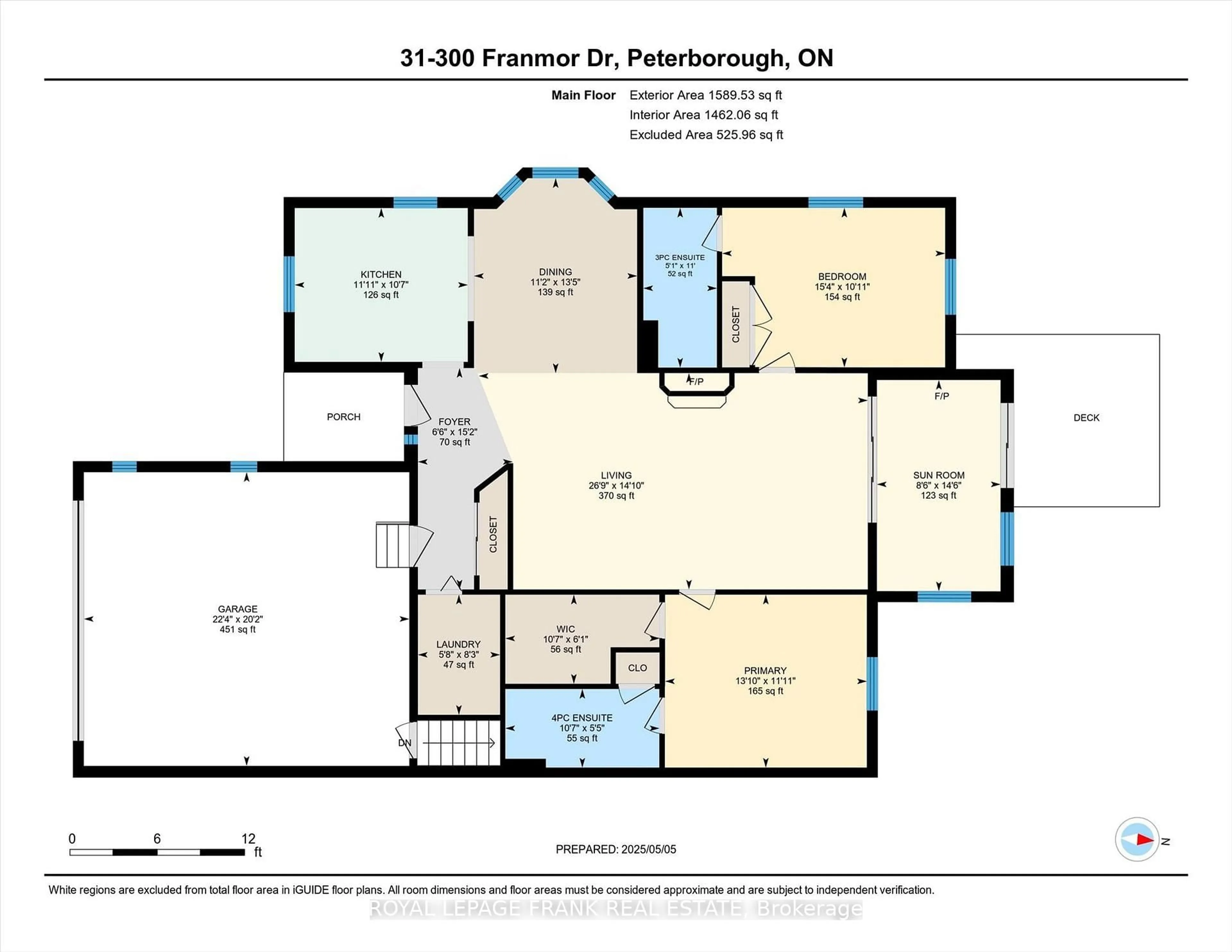 Floor plan for 300 Franmor Dr #31, Peterborough East Ontario K9H 7R2