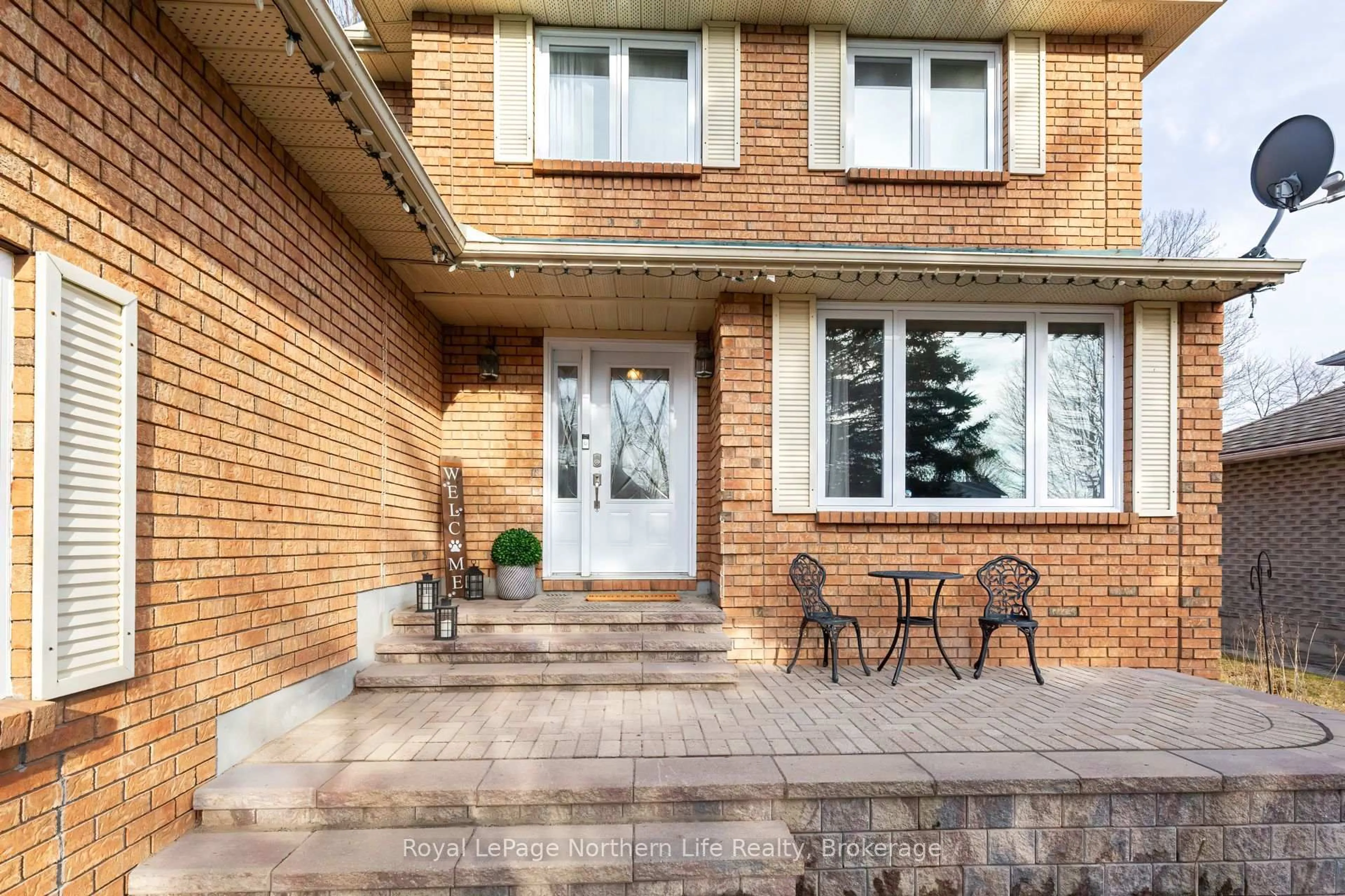 Home with brick exterior material, street for 3 Canterbury Cres, North Bay Ontario P1C 1K6