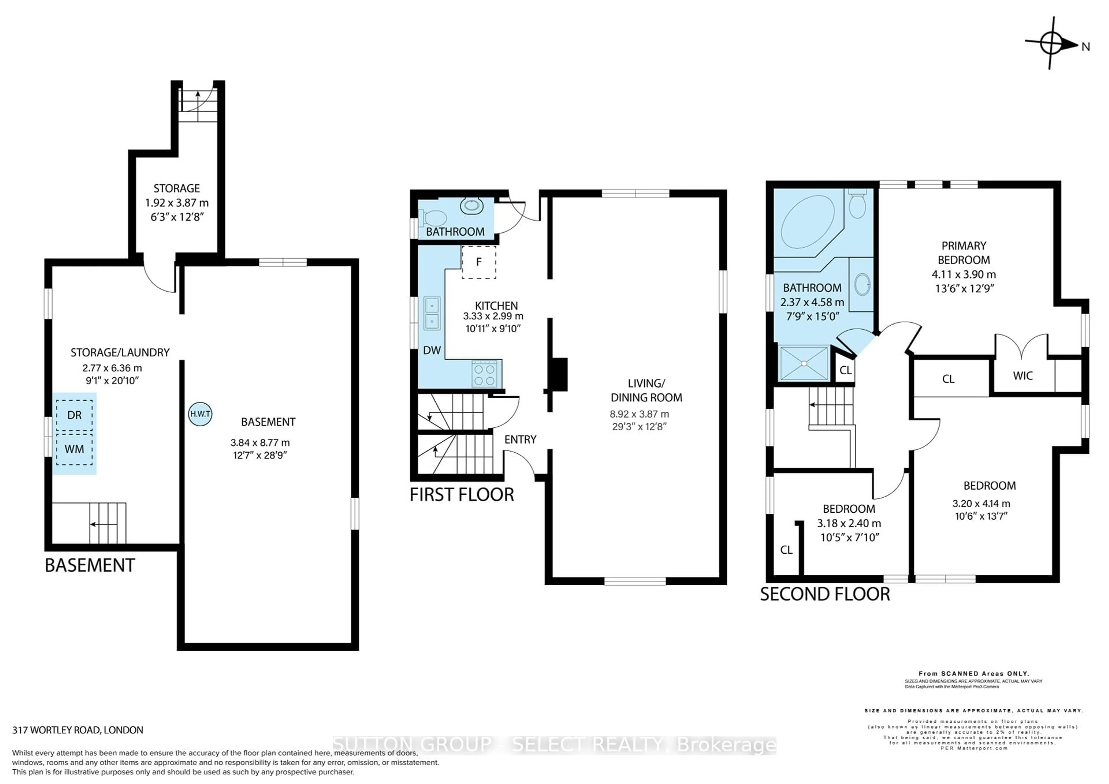Floor plan for 317 Wortley Rd, London South Ontario N6C 3R6