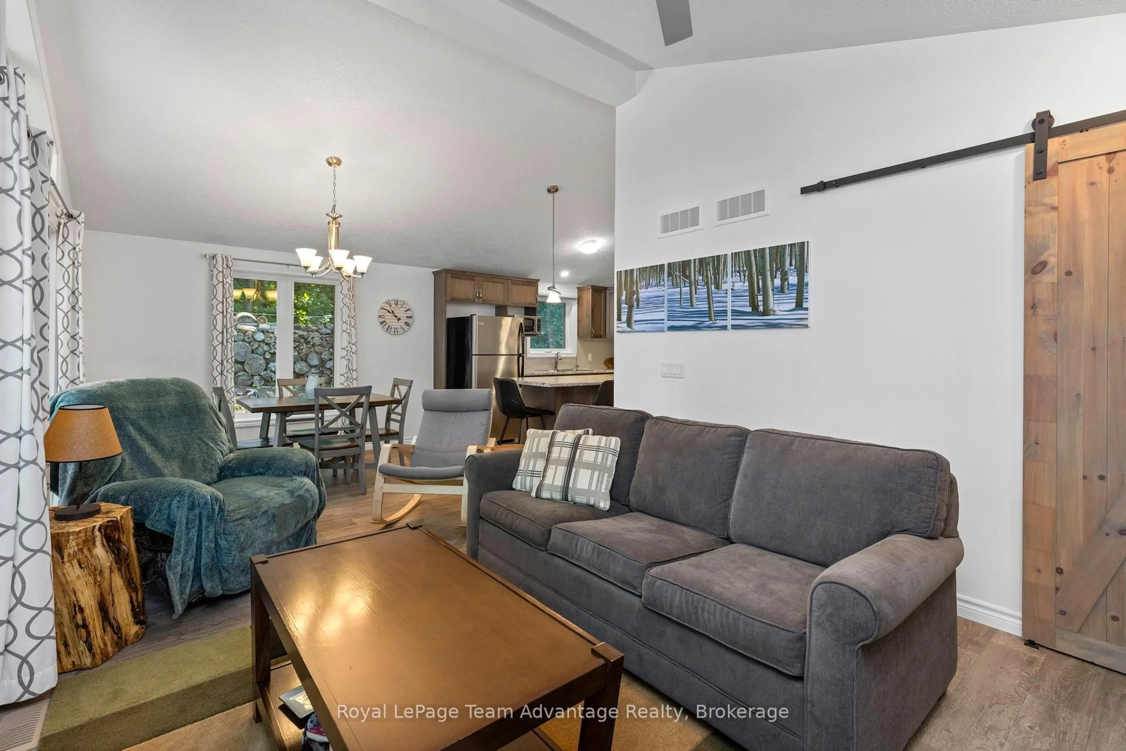 Living room with furniture, unknown for 411 Shawanaga Lake Rd, Whitestone Ontario P0A 1G0