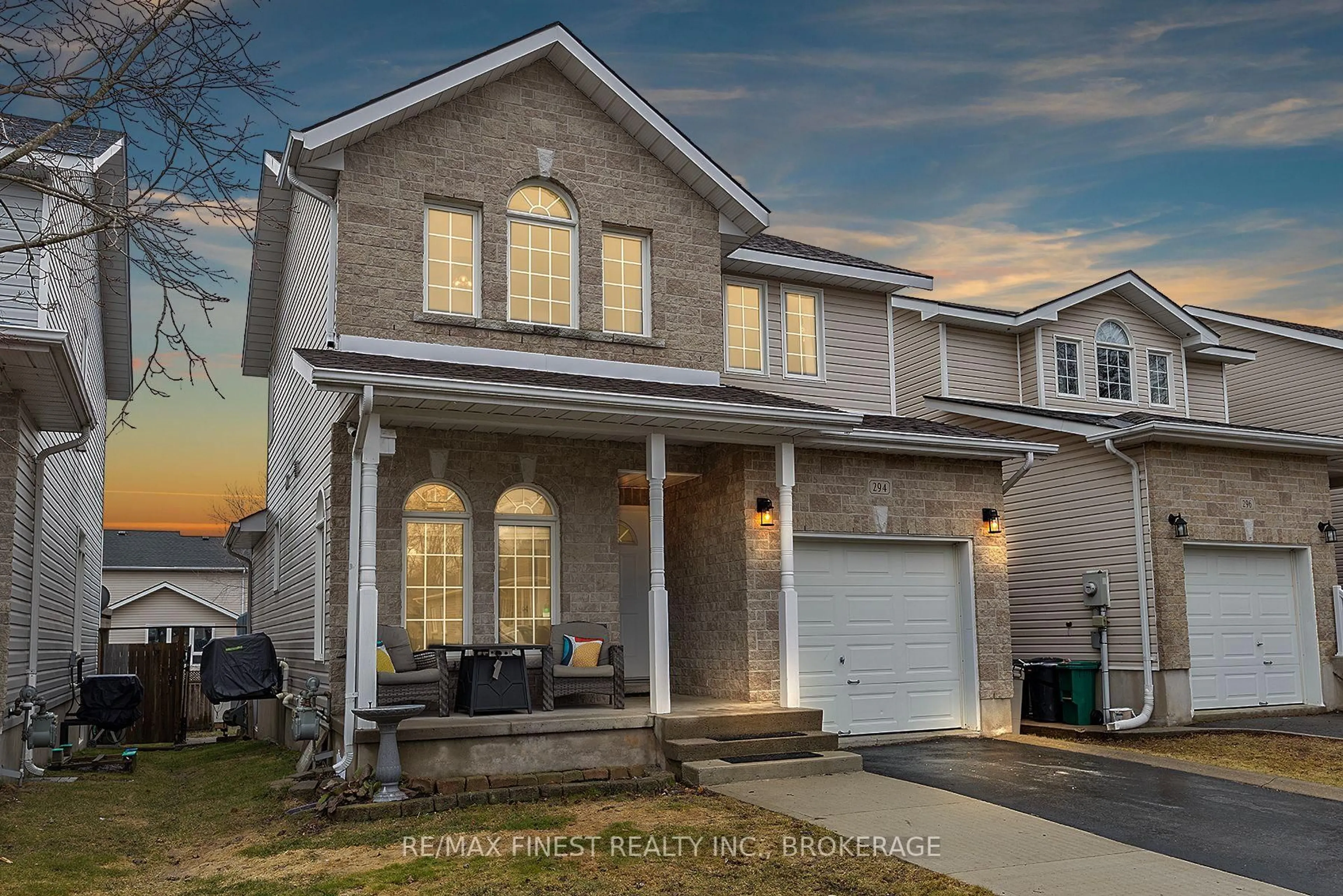 Home with vinyl exterior material, street for 294 Quarry Pond Crt, Kingston Ontario K7K 7L6