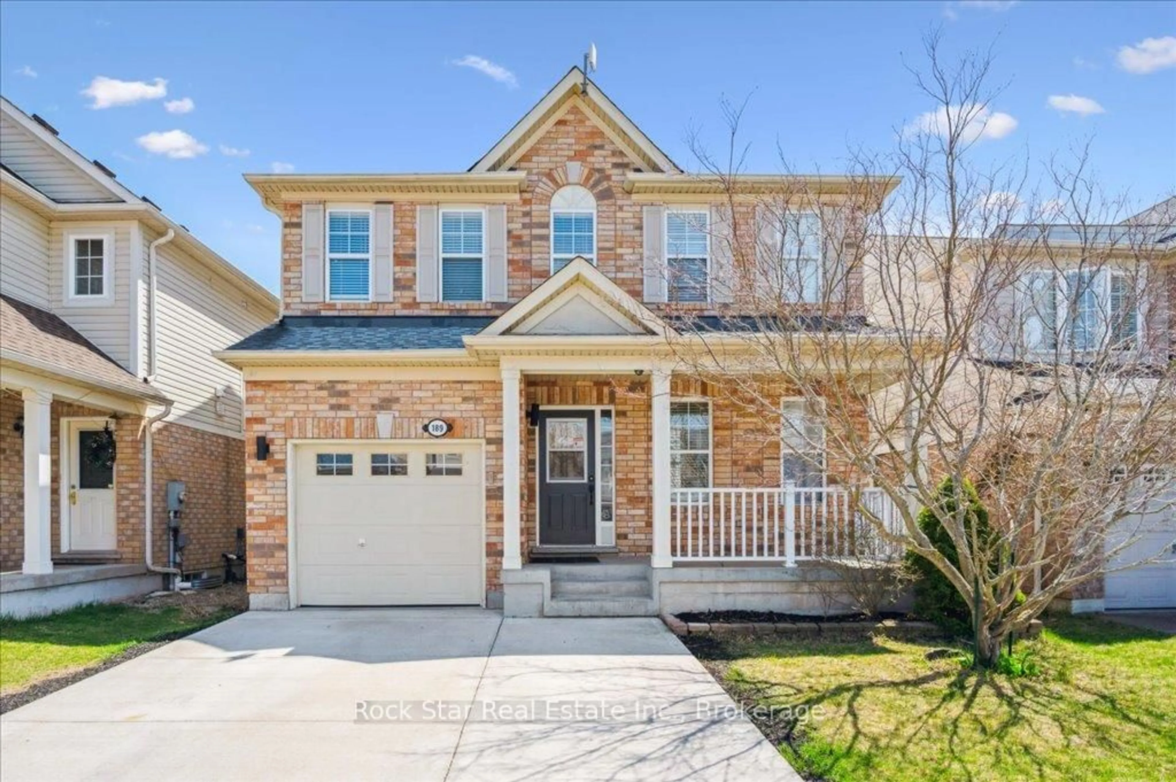 Home with brick exterior material, street for 189 Coulthard Blvd, Cambridge Ontario N1T 2J6