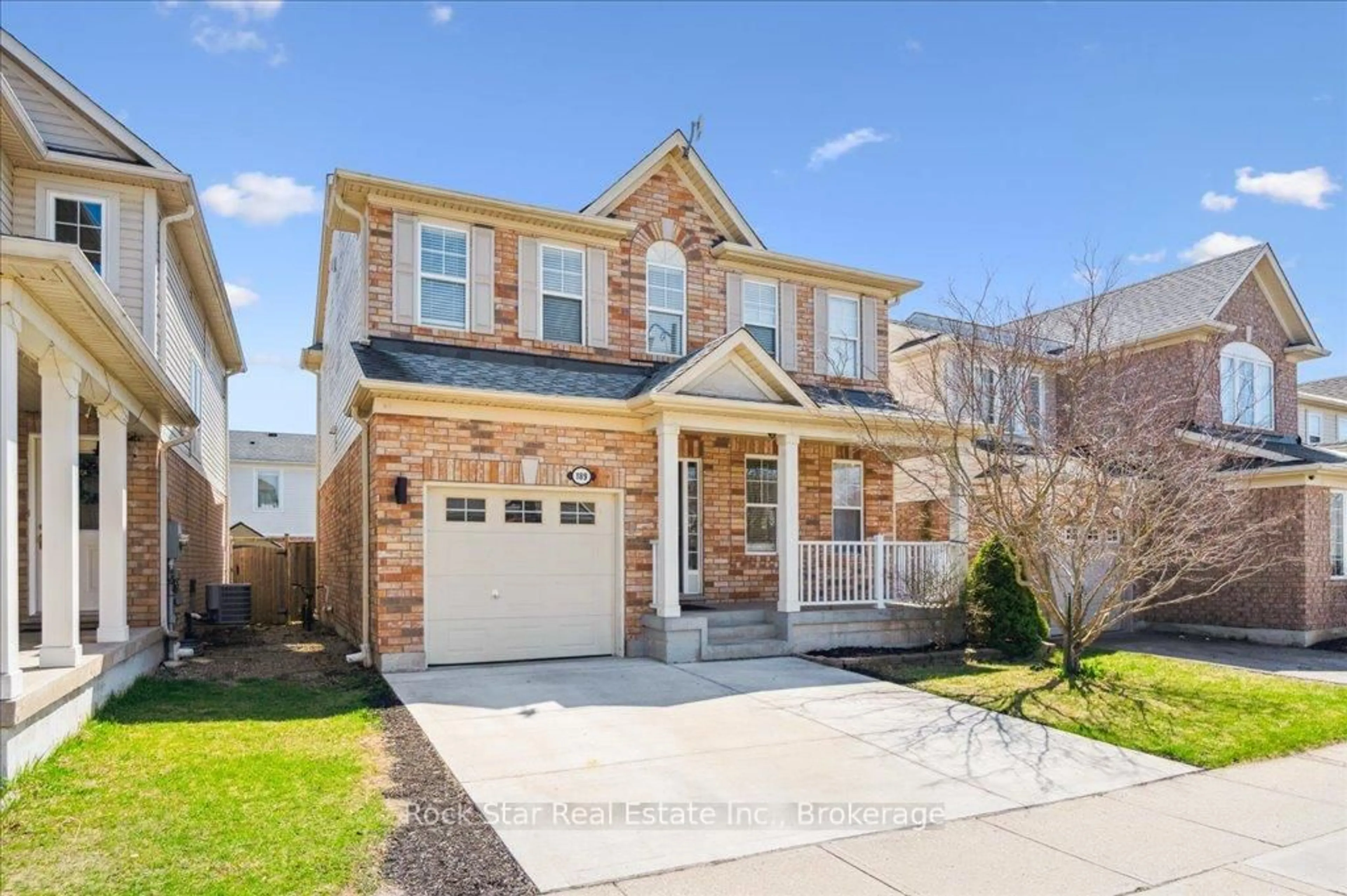 Home with brick exterior material, street for 189 Coulthard Blvd, Cambridge Ontario N1T 2J6
