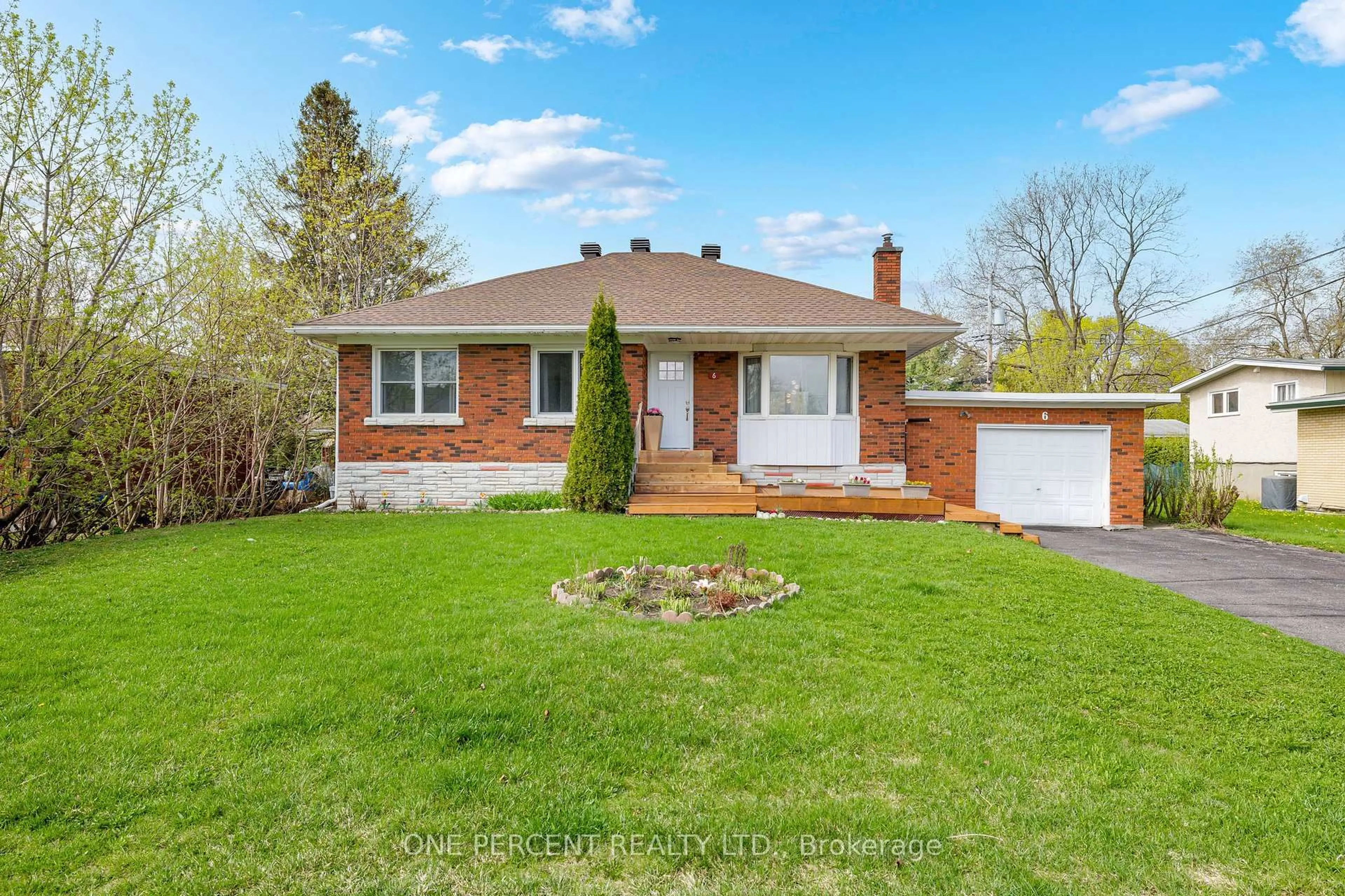 Home with brick exterior material, street for 6 Twin Terr, Ottawa Ontario K2E 5E4