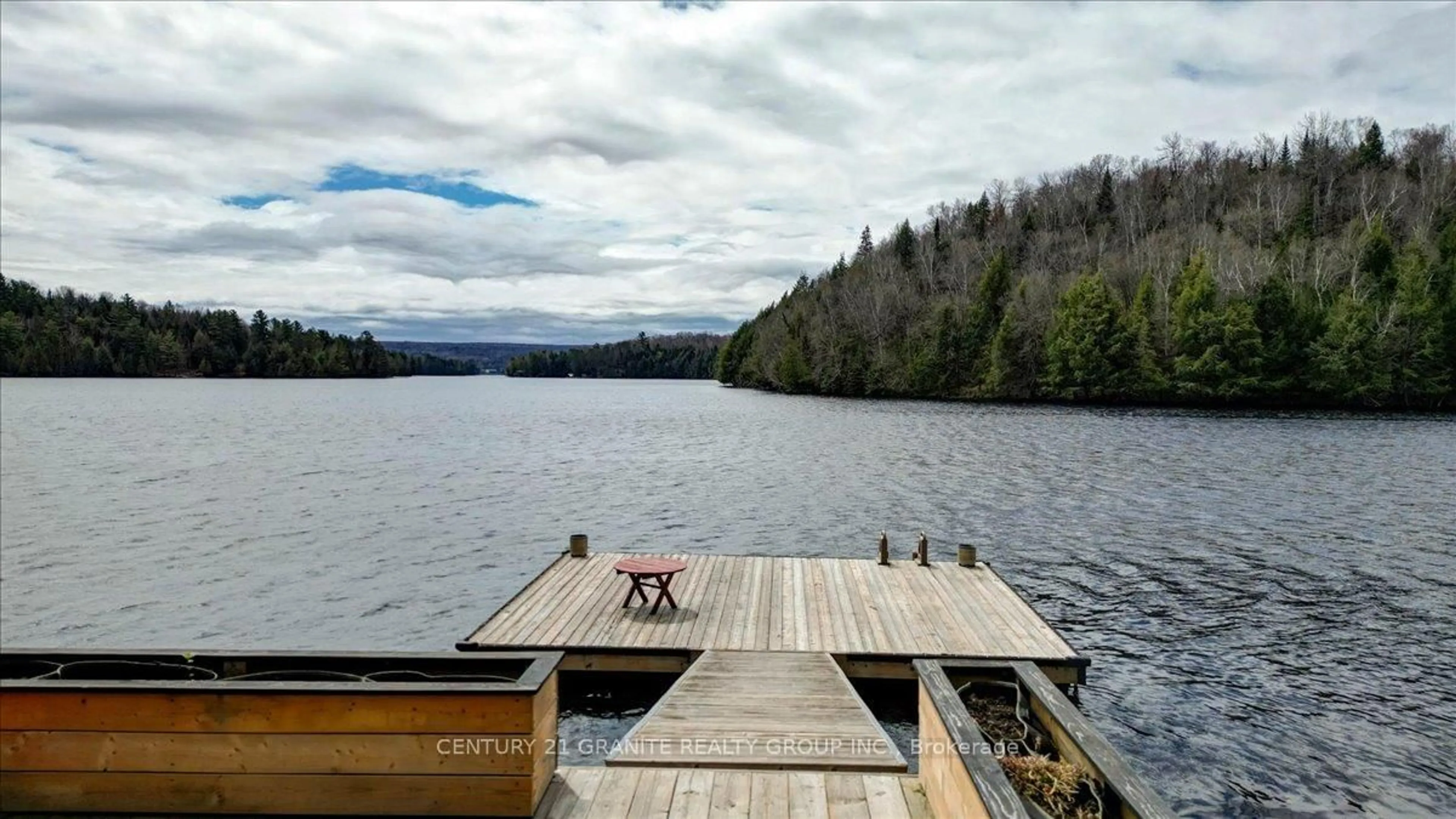 Patio, water/lake/river/ocean view for 539 Dog Bay Rd #A, Maynooth Ontario K0L 2S0