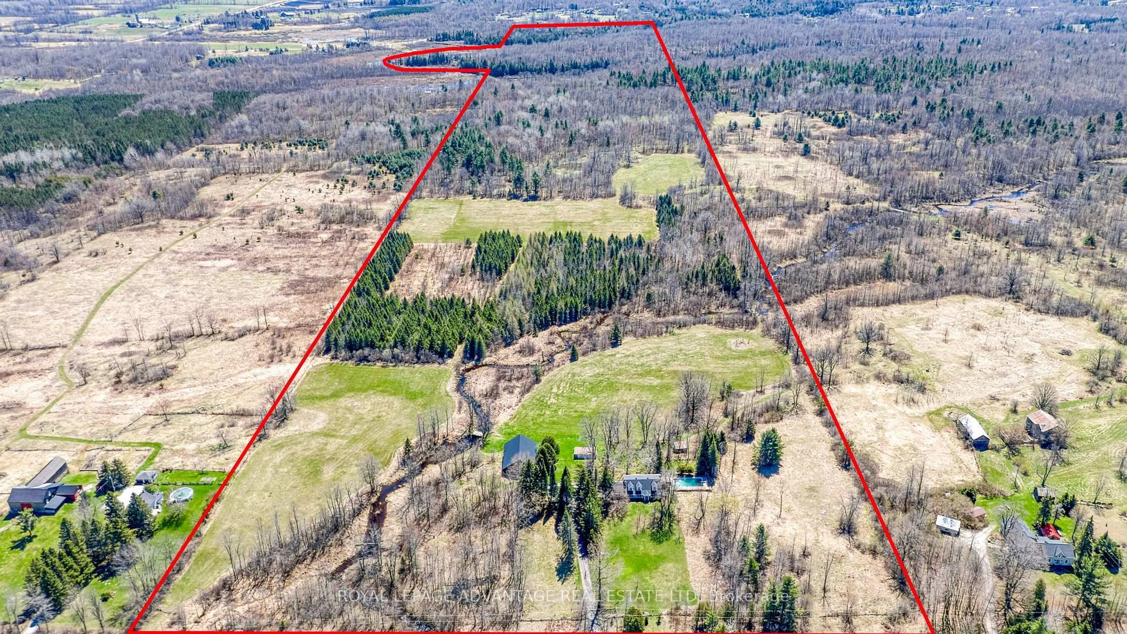 A pic from outside/outdoor area/front of a property/back of a property/a pic from drone, forest/trees view for 775 Upper Scotch Line, Perth Ontario K7H 3C5